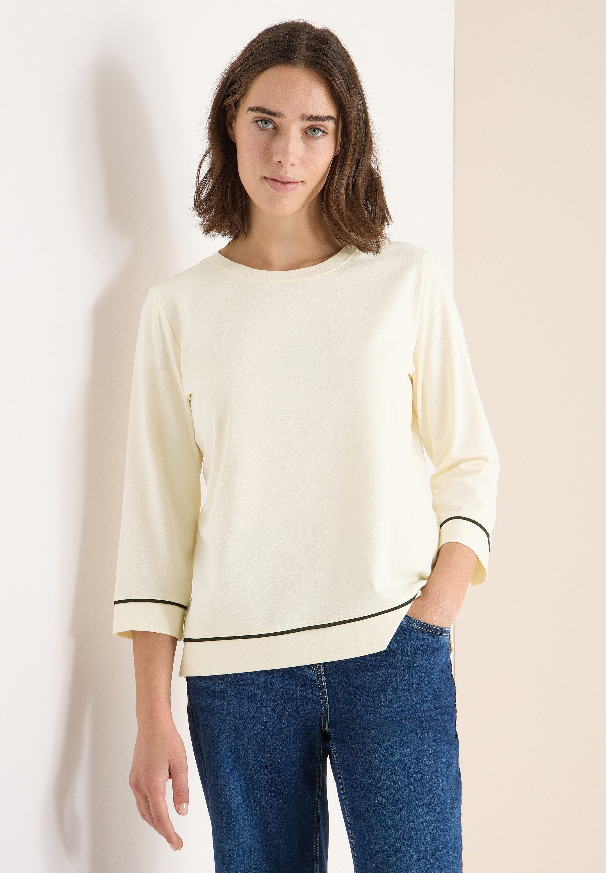 CECIL Rundhalsshirt Rundhalsausschnitt günstig online kaufen