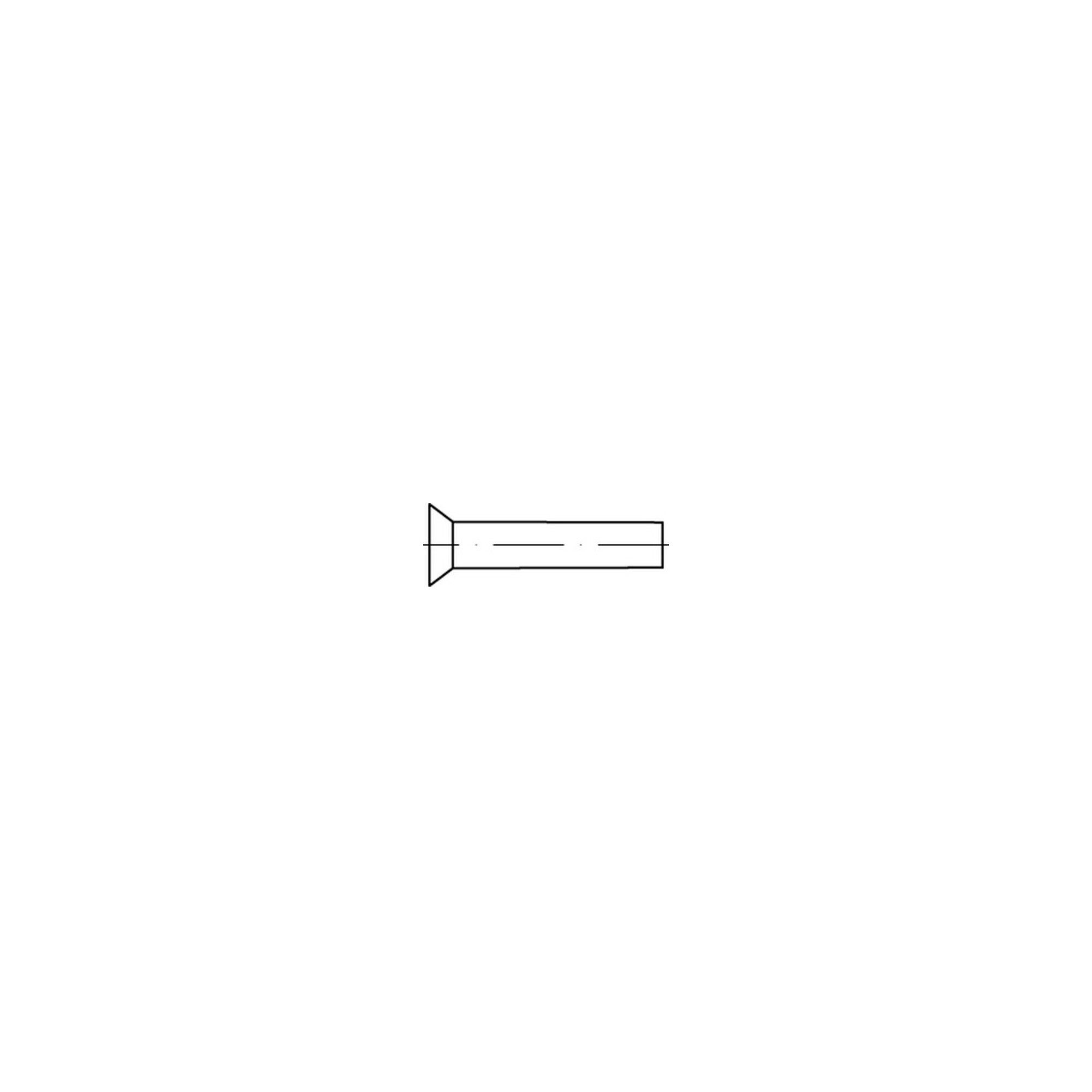 Contorion Niete DIN 661 Senkniete Aluminium 99.5 5 x 40 Al S 250 Stk