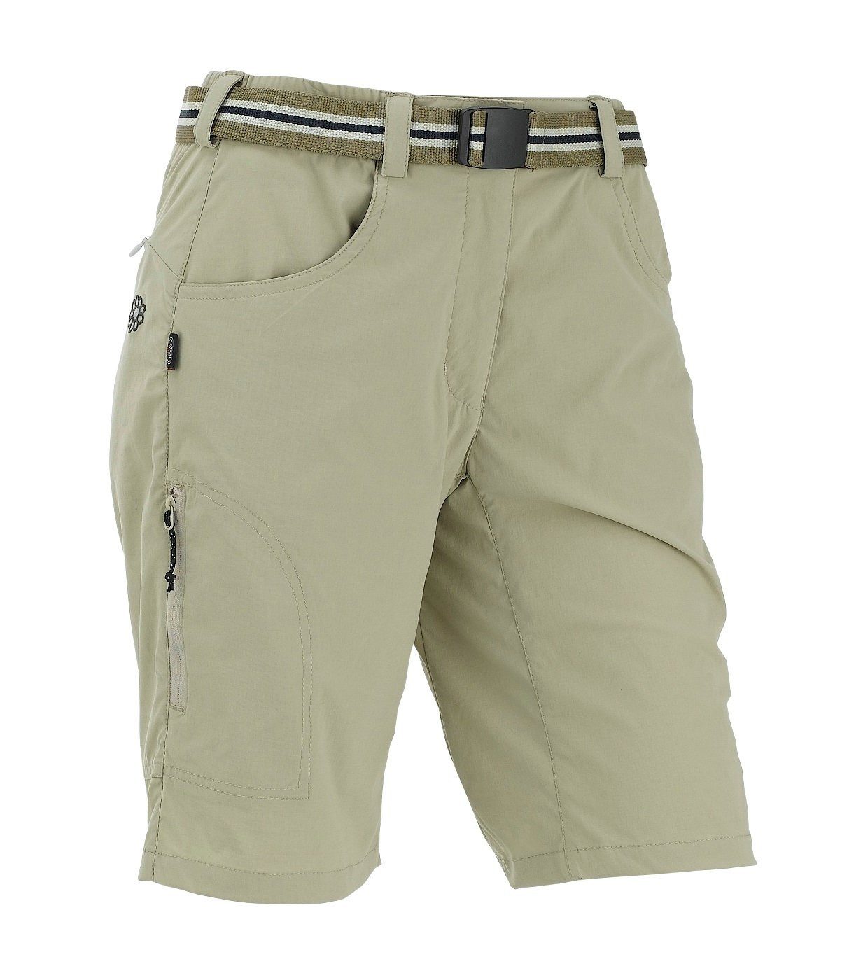 Maul Trekkinghose Wanderhose Rhön II kurz UV-Schutz beige Damen