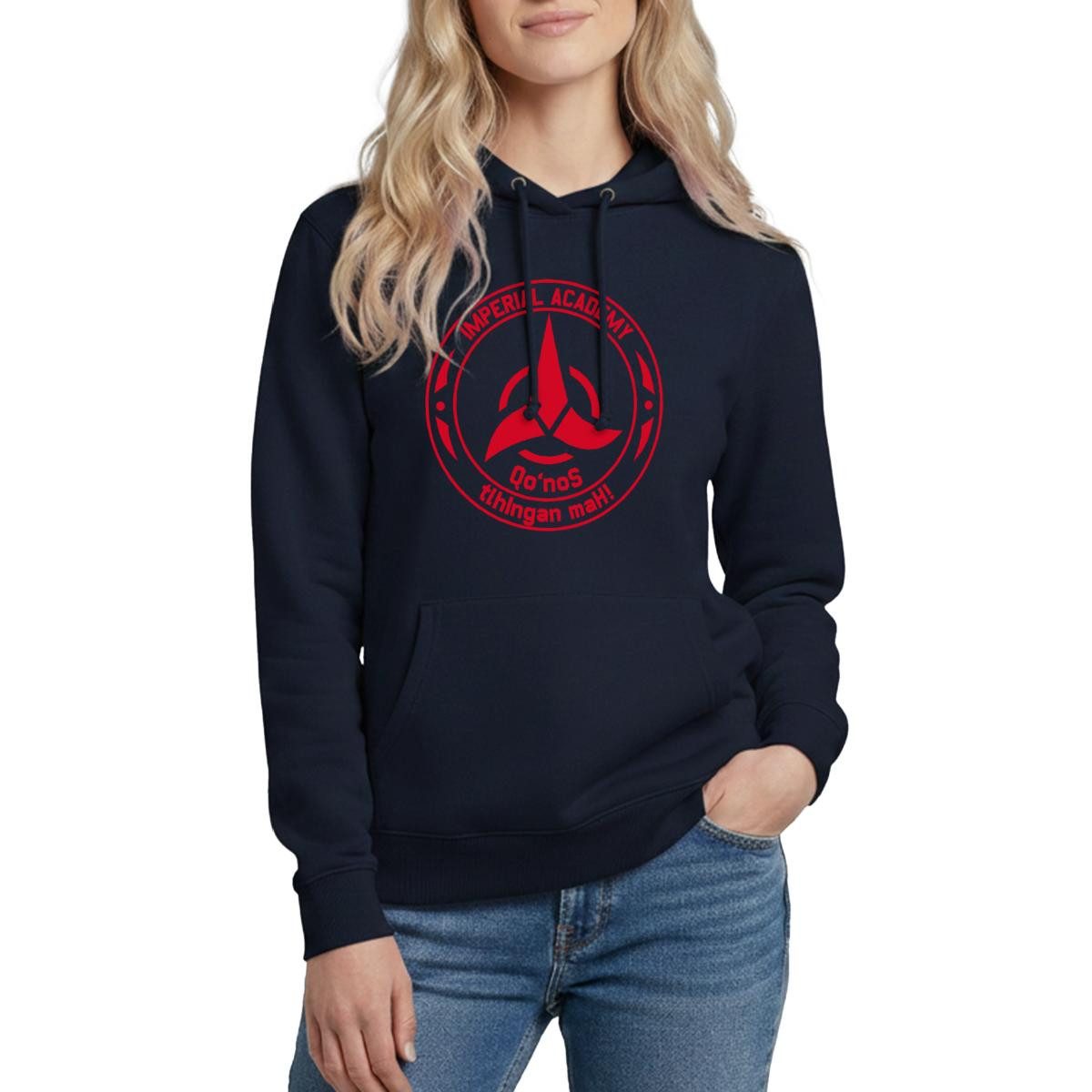 Hoodie Star Trek Discovery Klingone Qo'noS Academy Damen Hoodie