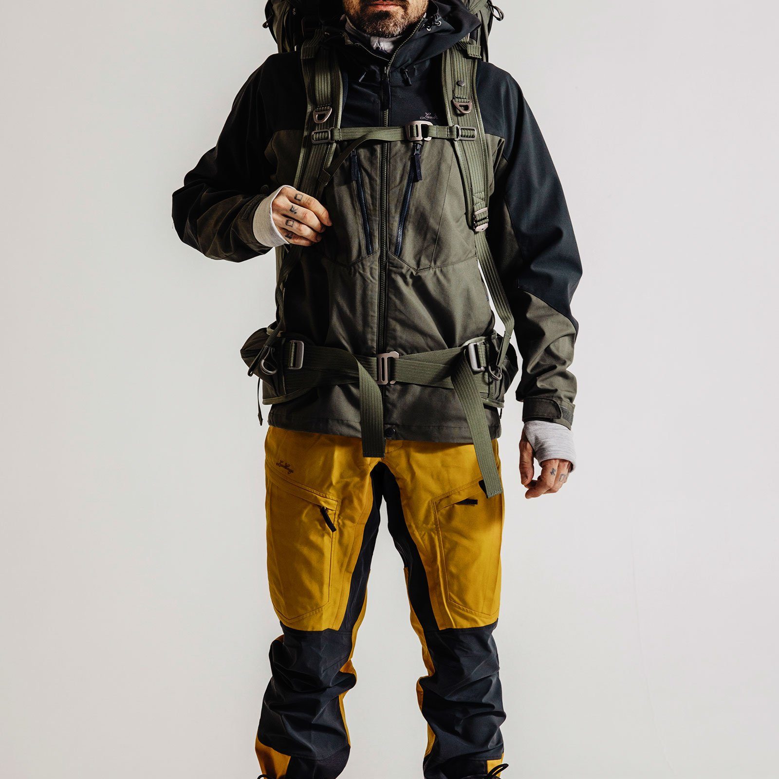 Lundhags Funktionsjacke Makke Pro Stretch-Hybrid Wanderjacke für alle Jahreszeiten