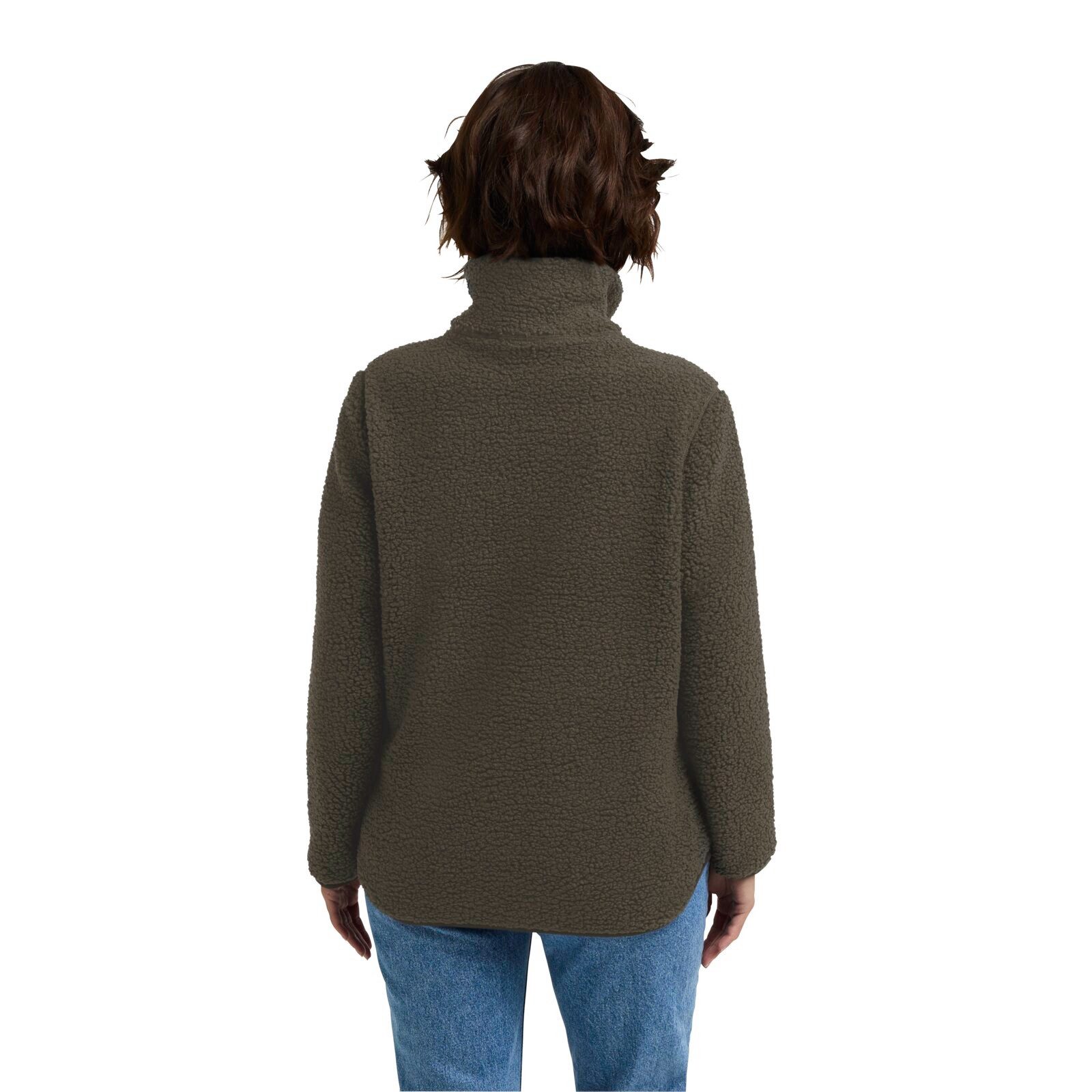 Jack Wolfskin Fleecejacke High Curl (warm, atmungsaktiv) dunkelgrün Damen günstig online kaufen