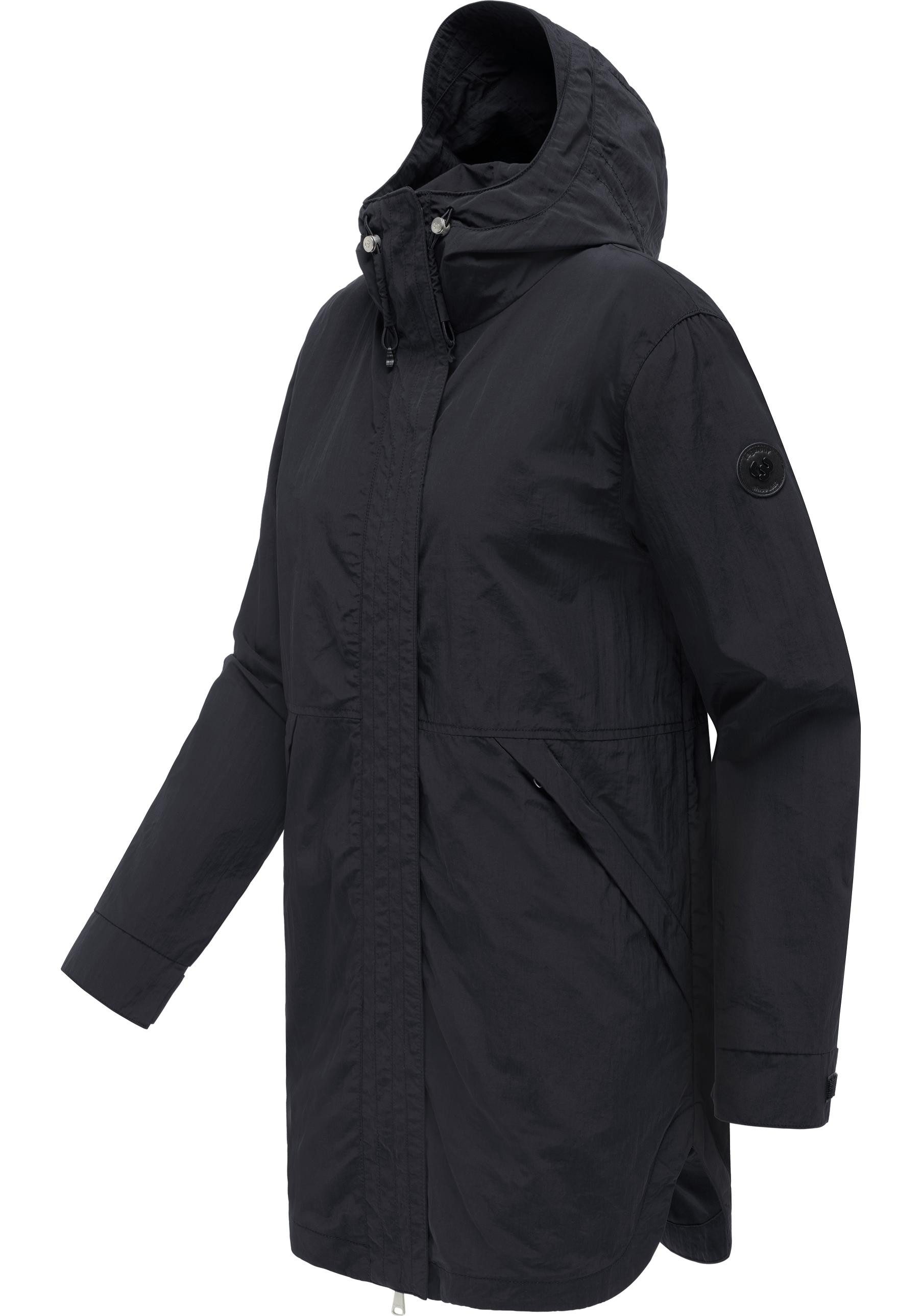 Ragwear Kurzmantel Lamyja A Leichter Oversize-Übergangsparka mit Kapuze – Bild 2 von 4