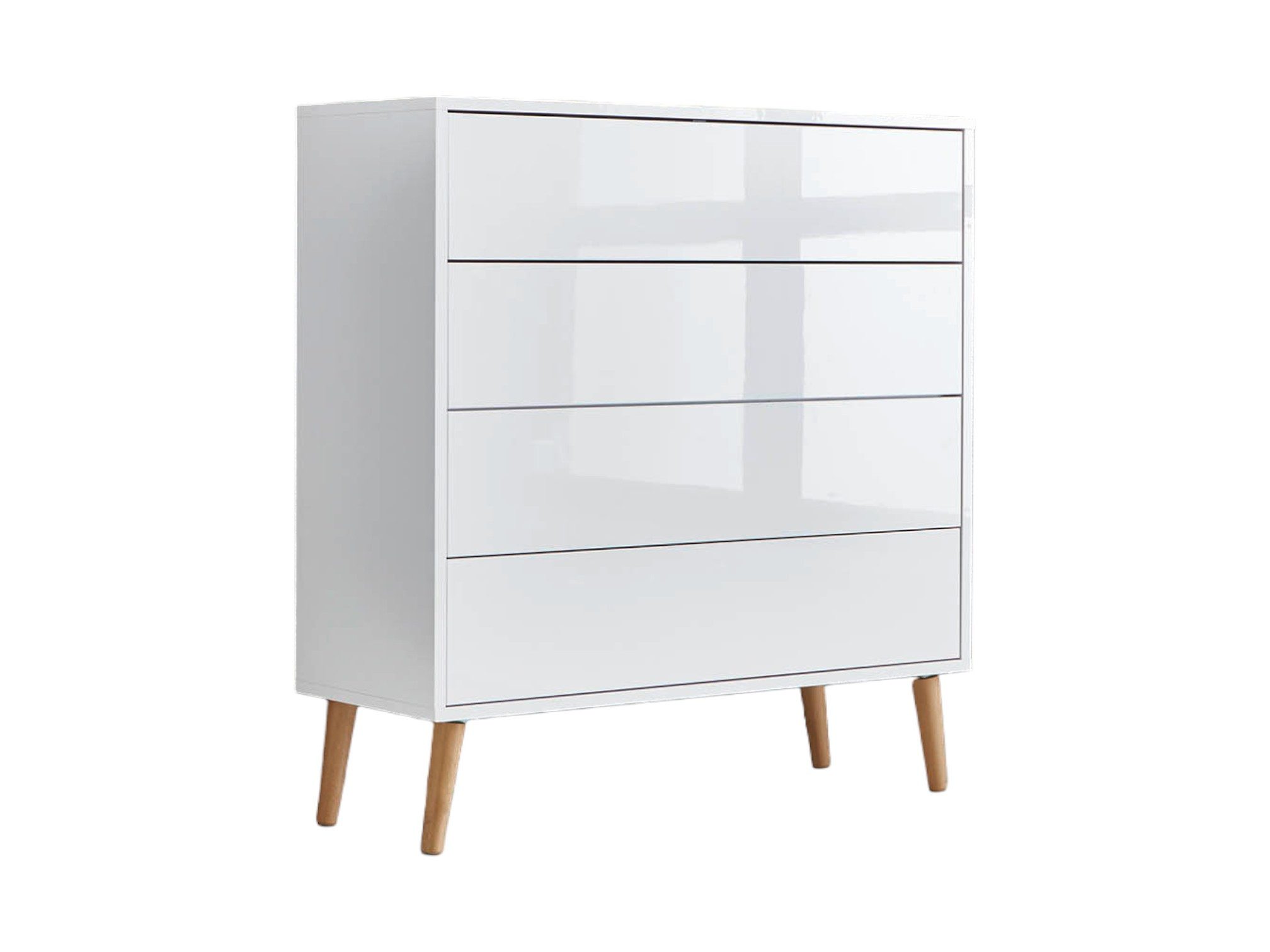 moebel-dich-auf Schubkastenkommode BEN 3 (mit 4 Holzfüßen, in verschiedenen Farben), Push-to-open-Funktion