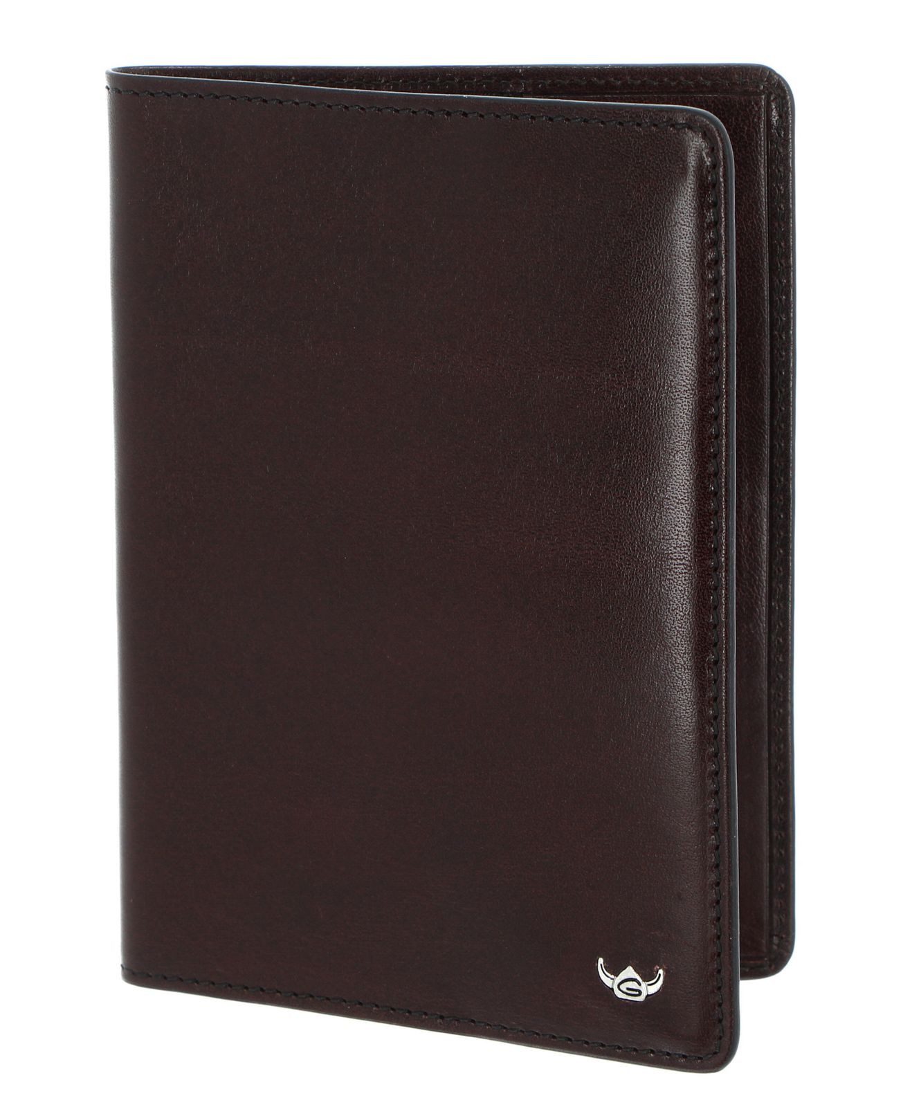 Golden Head Etui Passport Cover, aus echtem Rindsleder mit RFID-Blocker Schutz