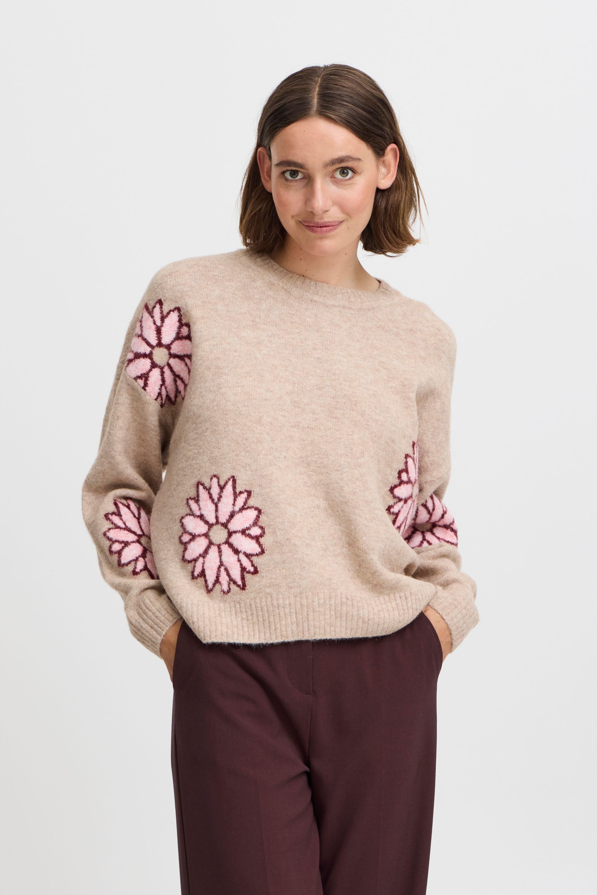 b.young Strickpullover Strickpullover