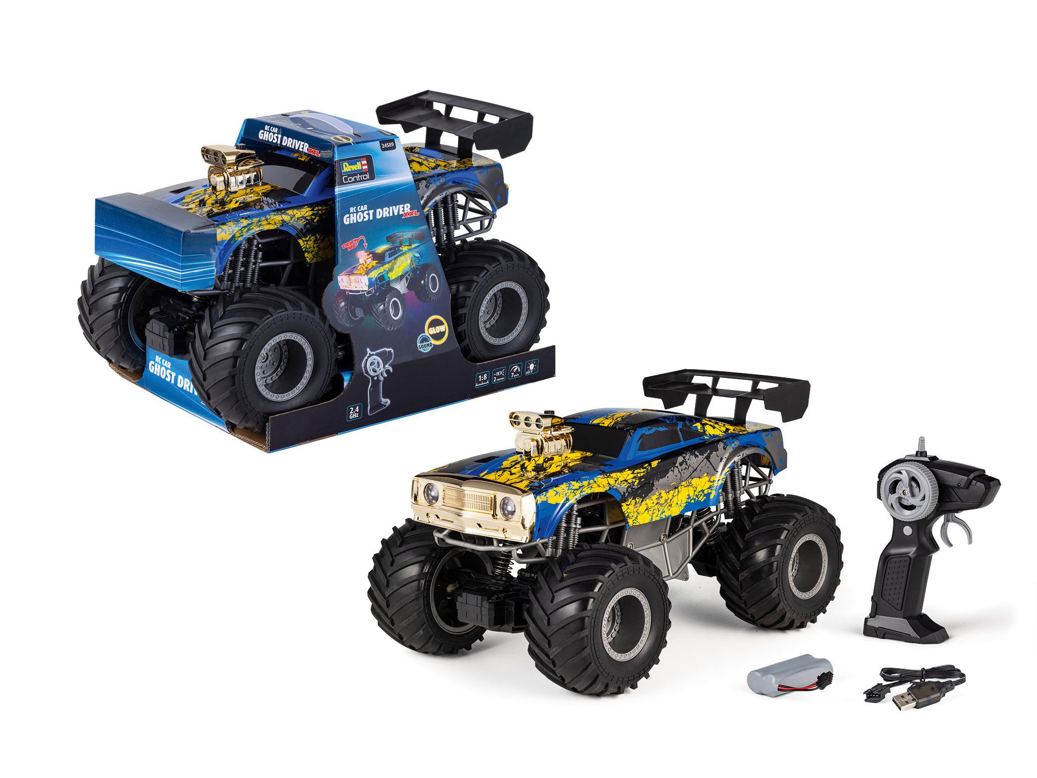 Revell® RC-Auto Revell® control, GhostDriver XXL Maßstab 1:8