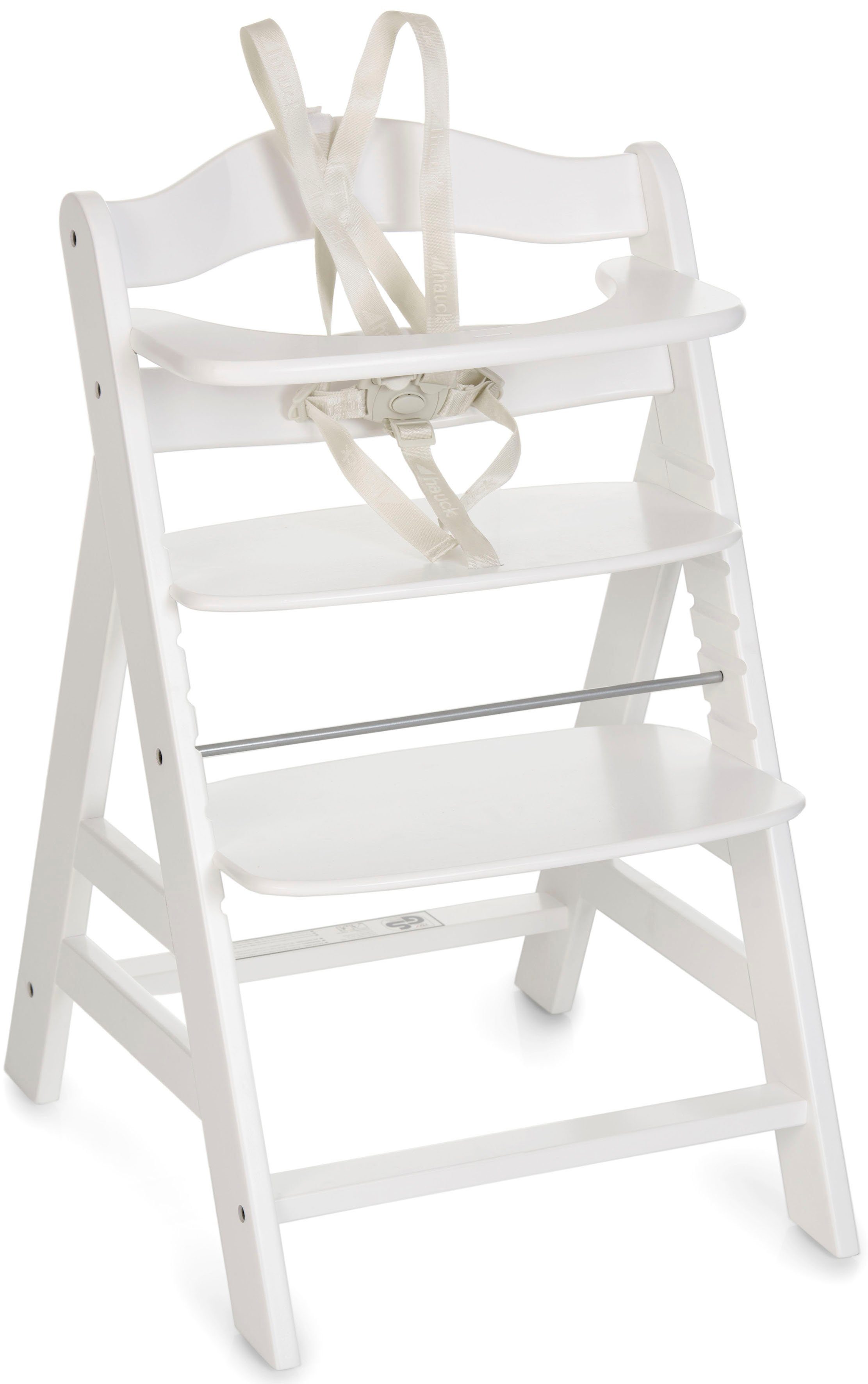 Hauck Hochstuhl Alpha+, white, aus Holz günstig online kaufen