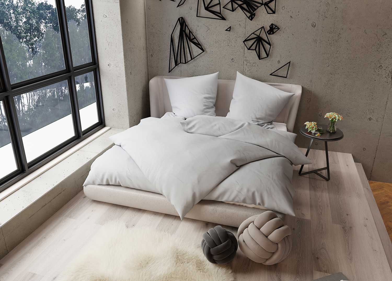 BETTWAESCHE-MIT-STIL Bettwäsche TENCEL™ Lyocell Bettwäsche uni einfarbig, L günstig online kaufen