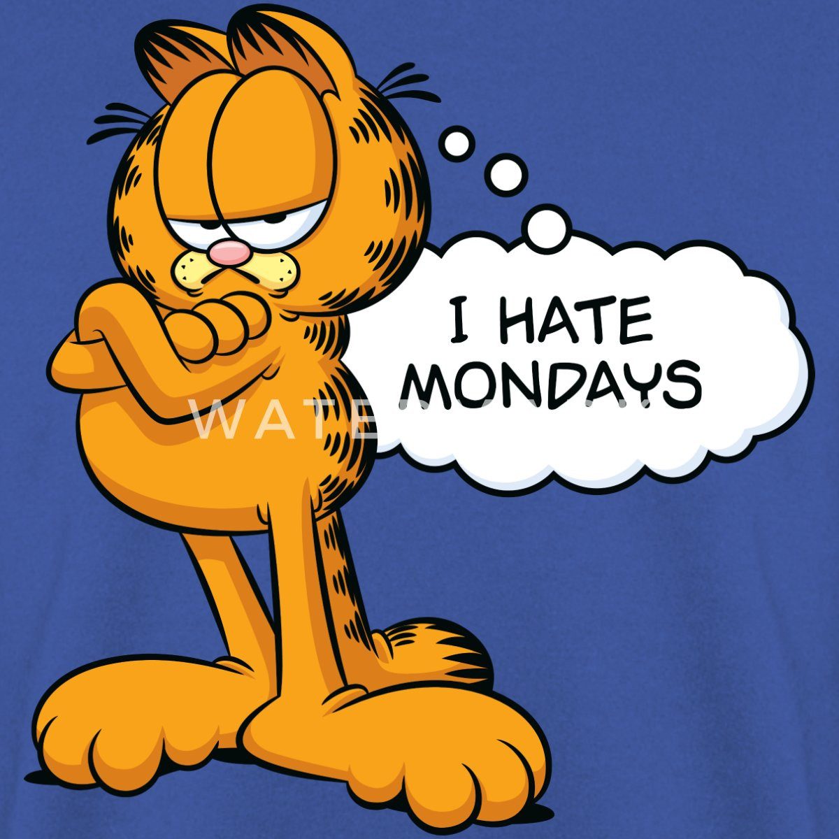 Spreadshirt Sweatshirt Garfield Ich Hasse Montage Mondays Montag Unisex Pul günstig online kaufen