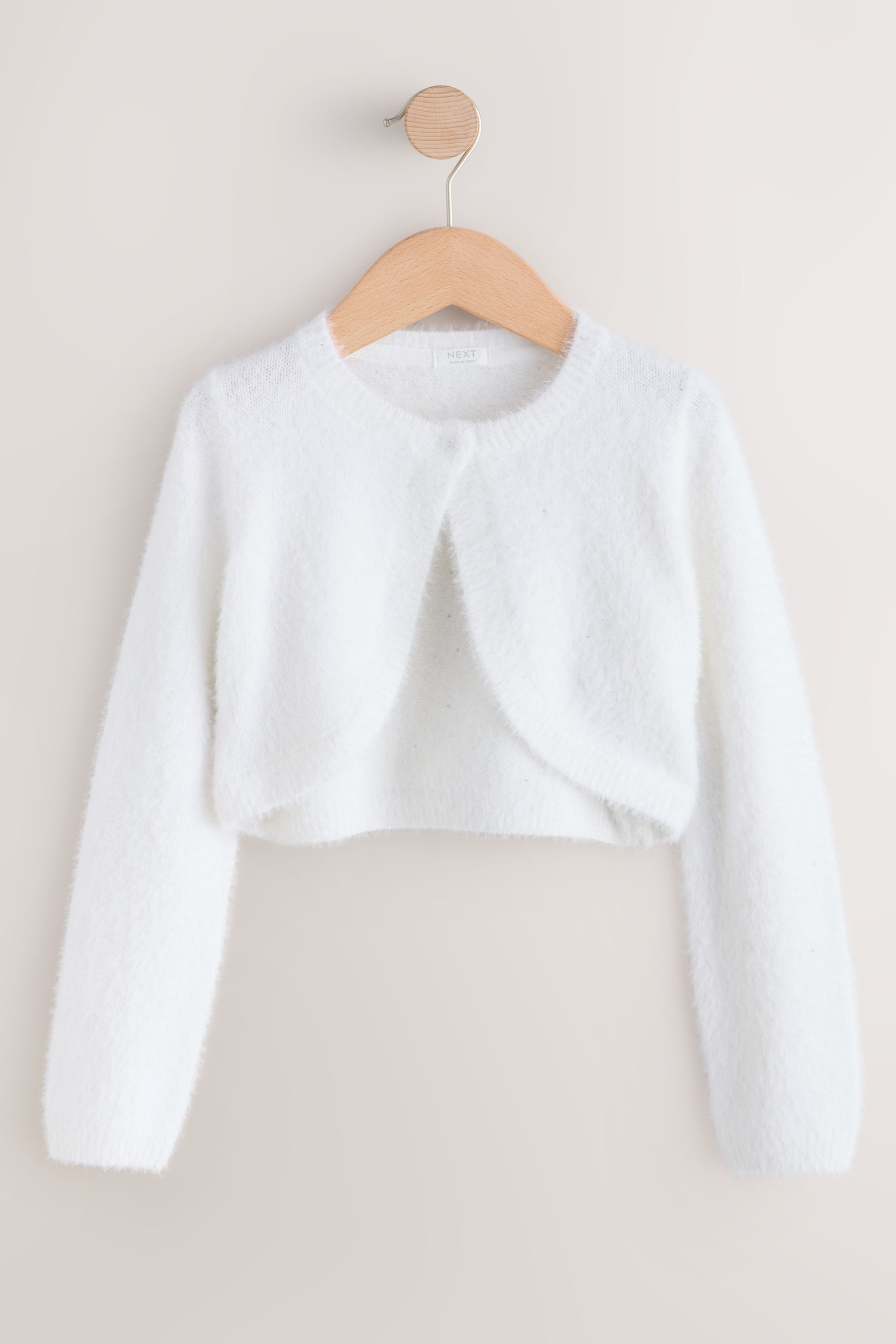 Strickjacke Flauschiger Bolero für besondere Anlässe