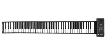 FunKey Spielzeug-Musikinstrument RP-88A Rollpiano 88 Tasten.Netzteil und Sustain-Pedal, Zusammenrollbar für einfachen Transport