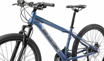 Bikestar Mountainbike, 21 Gang Shimano RD-TY300 Schaltwerk, Kettenschaltung, für Damen und Herren, Kettenschaltung