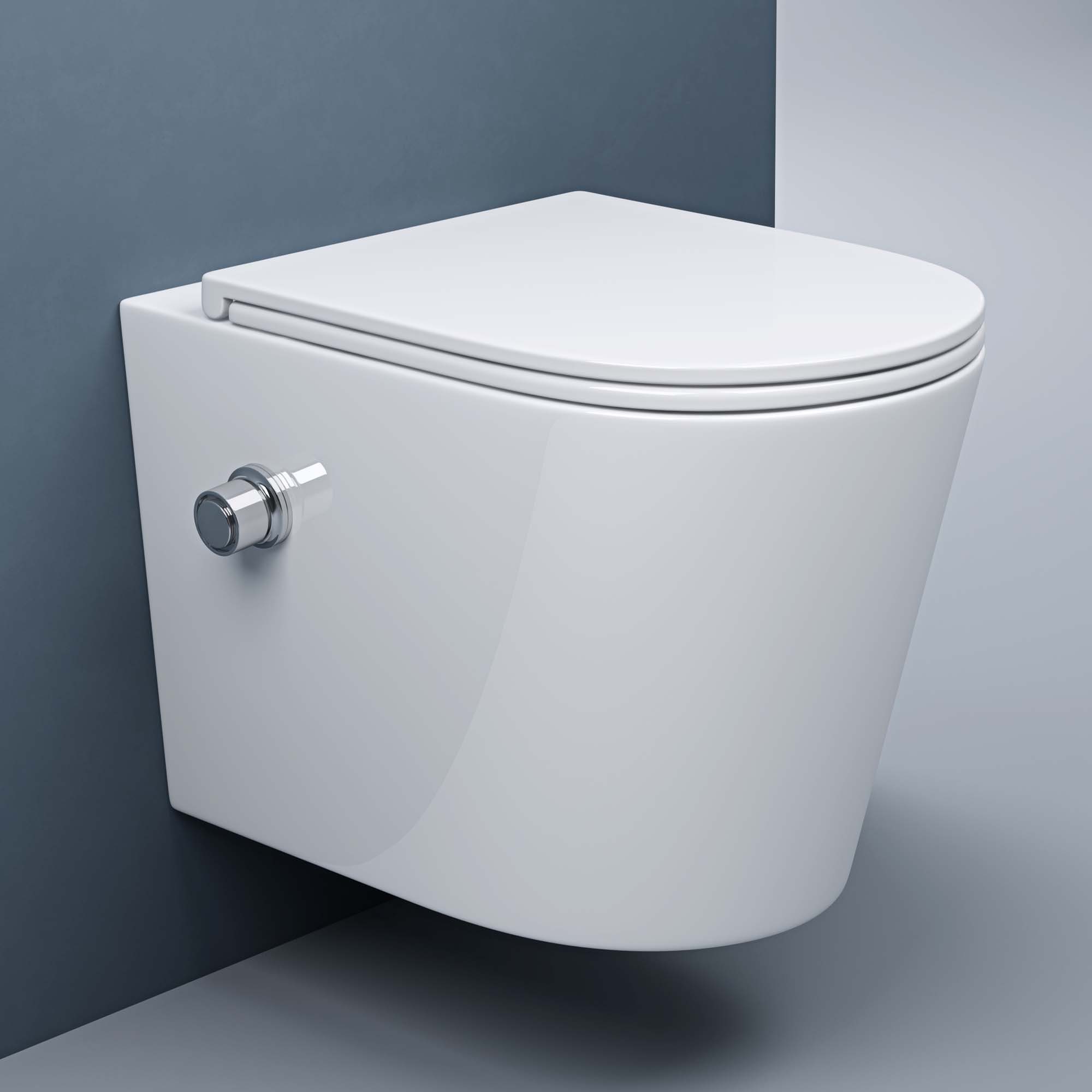 doporro Tiefspül-WC Hänge WC Spülrandlos Wand-WC günstig online kaufen