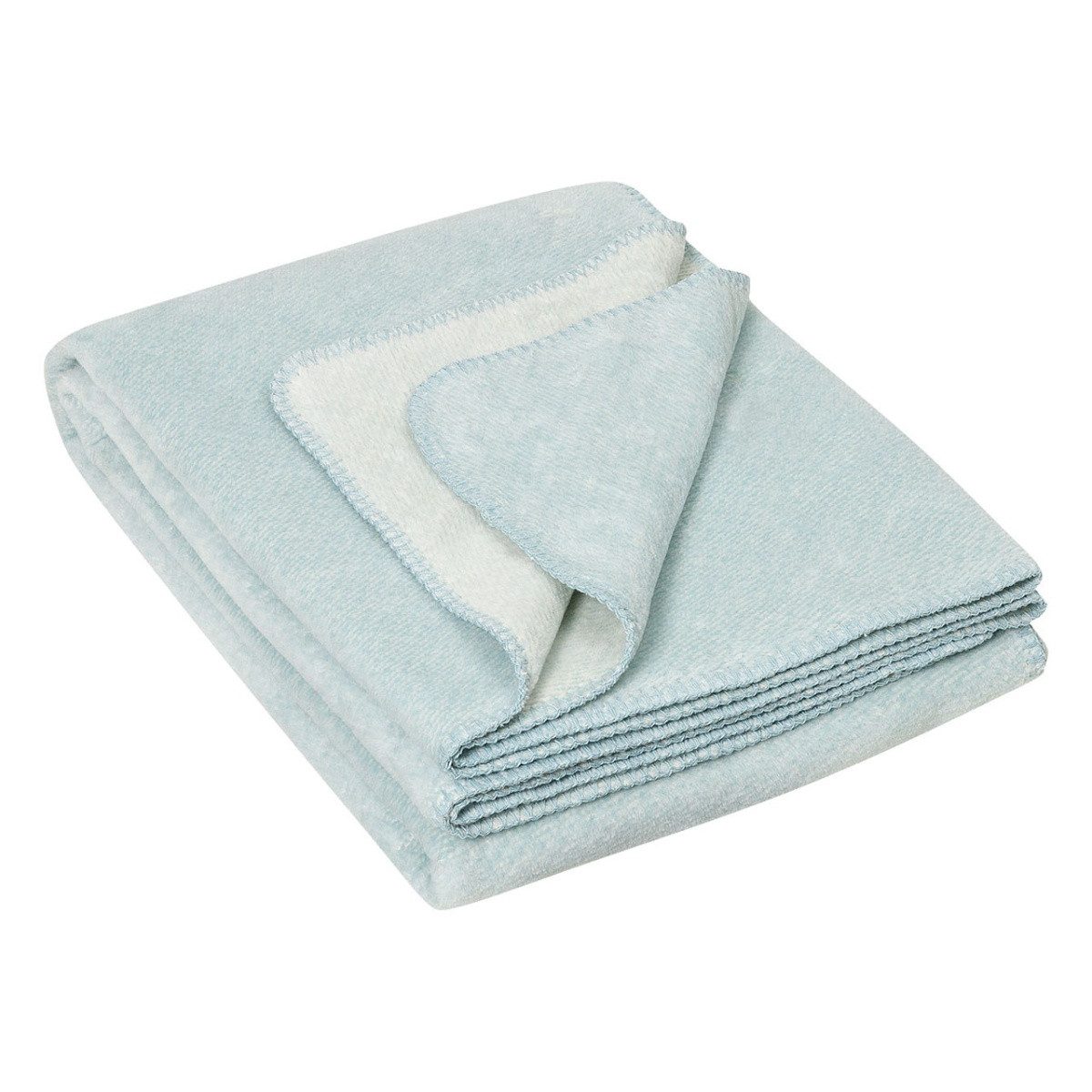 Wohndecke Melange, Richter, elegante Kuscheldecke aus 100% Bio Baumwolle