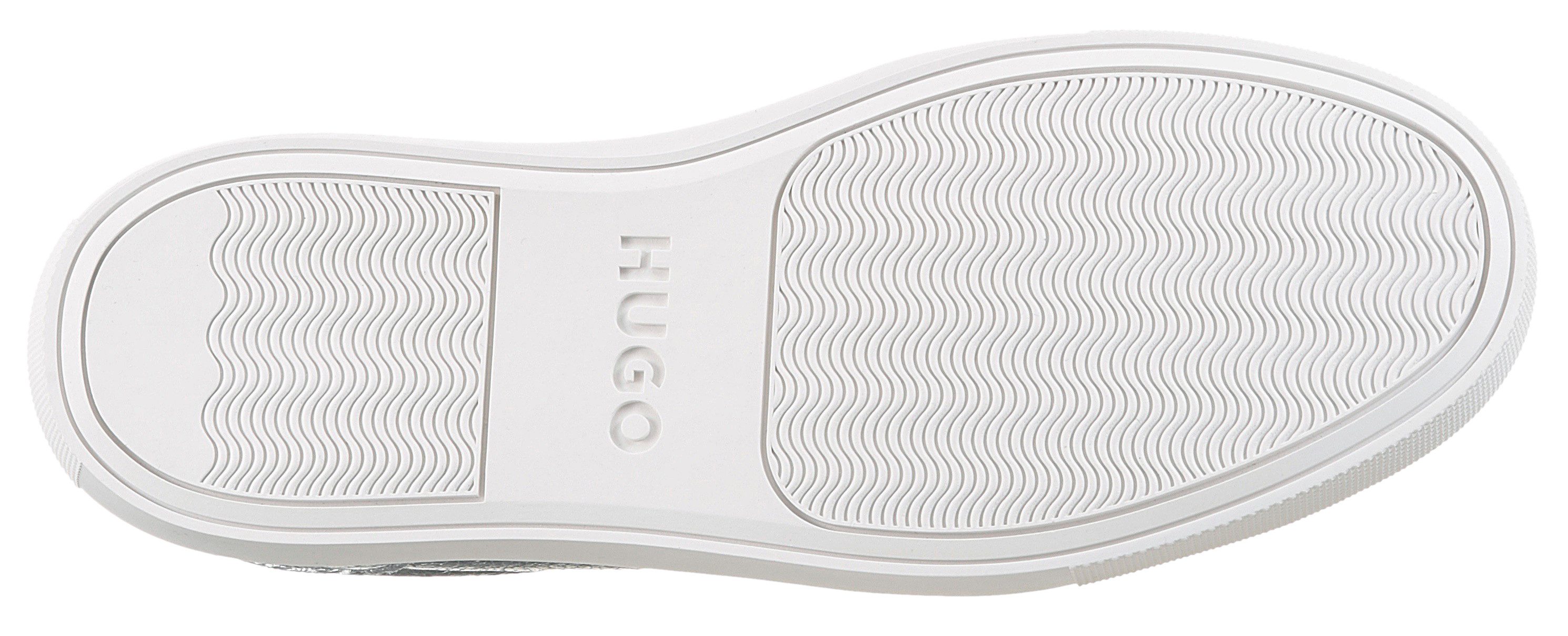 HUGO Morrie_Tenn Plateausneaker Schnürschuh, Halbschuh, Freizeitsneaker zum Schnüren