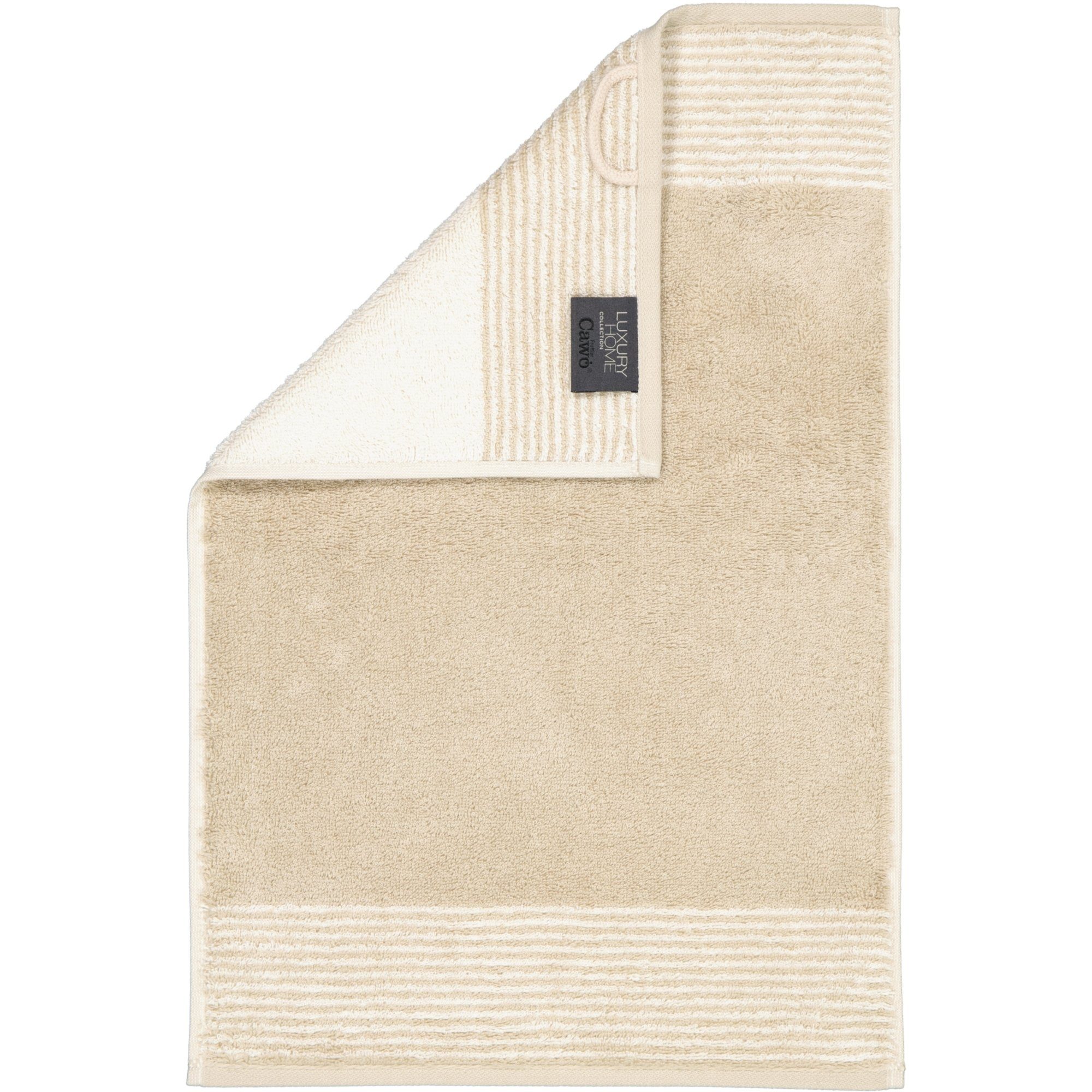 Cawö Handtücher Luxury Home Two-Tone 590, 100% Baumwolle sand - 33