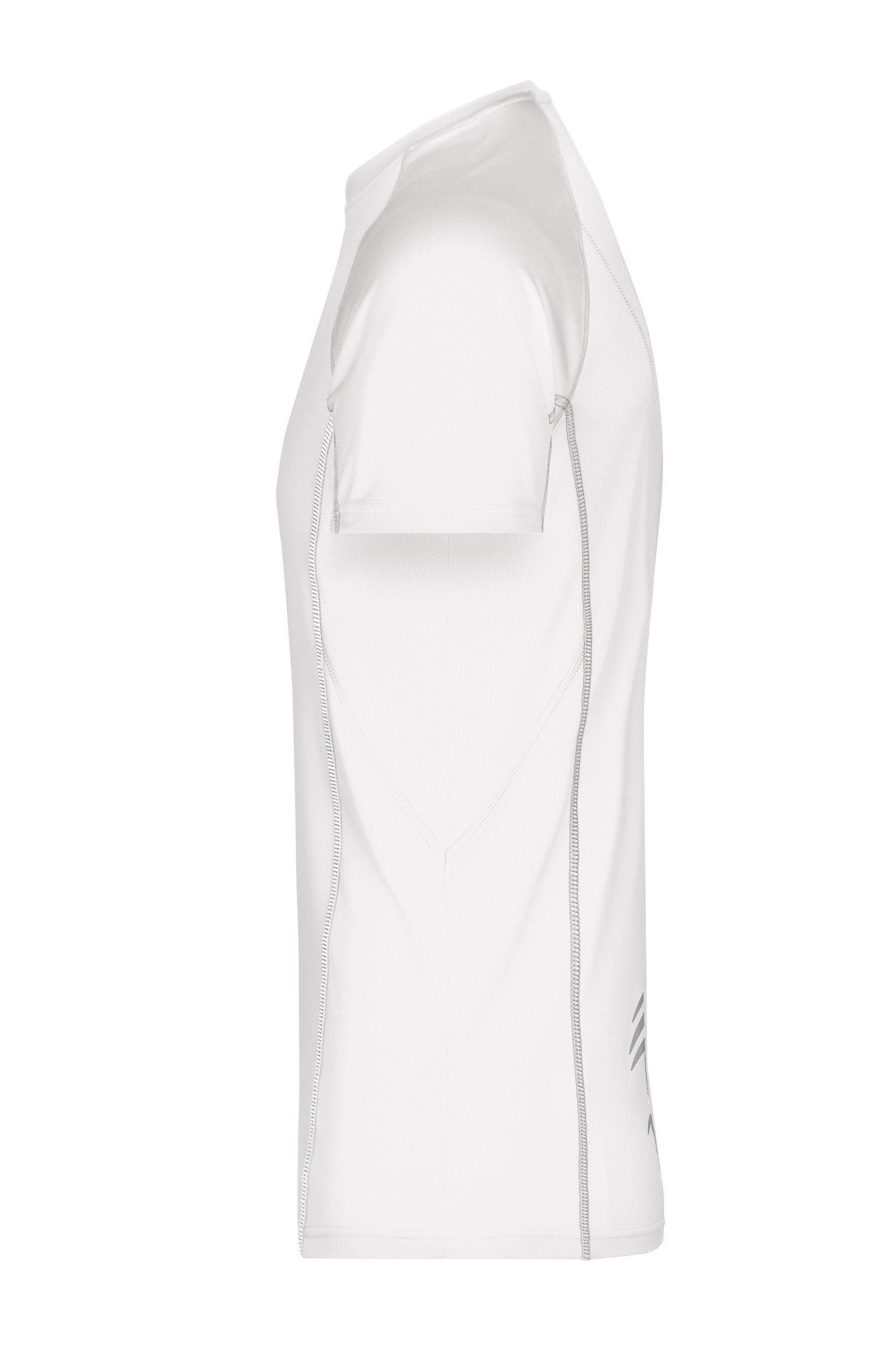 James & Nicholson Laufshirt Doppelpack Herren Sportshirt modische reflektierende Details JN421 (Doppelpack, 2 Stück) Feuchtigkeitsregulierend, atmungsaktiv und schnell trocknend