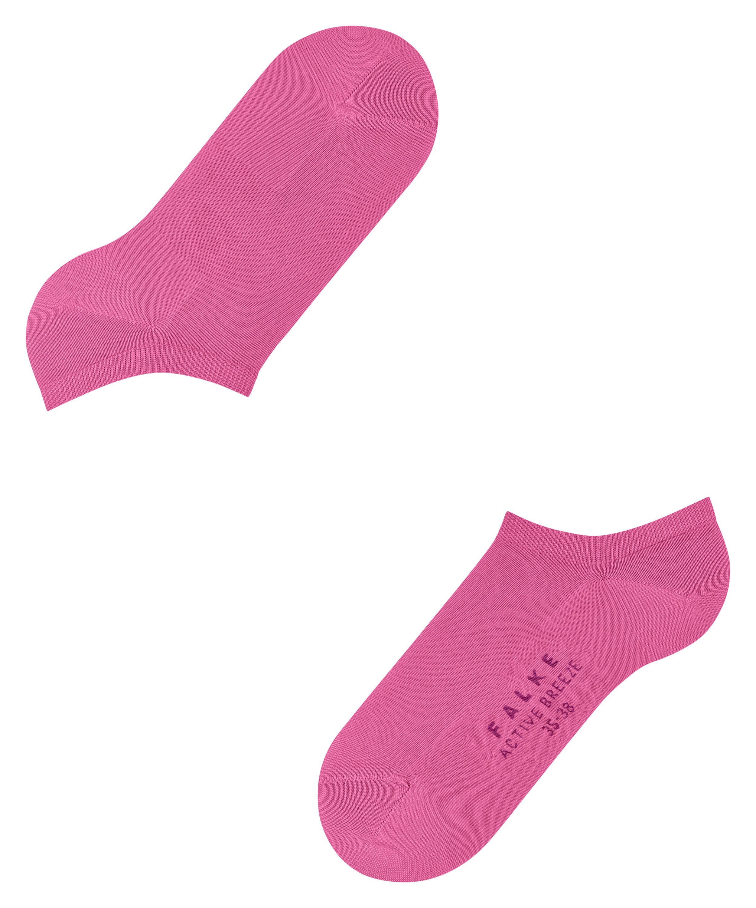 (1-Paar) FALKE pink Sneakersocken Breeze aus Active Material atmungsaktivem (8462)