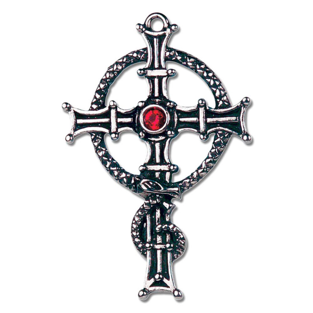 Kreuzanhänger St. Columba´s Kreuz Anhänger Schmuck - Mit Halskette - 58x38mm
