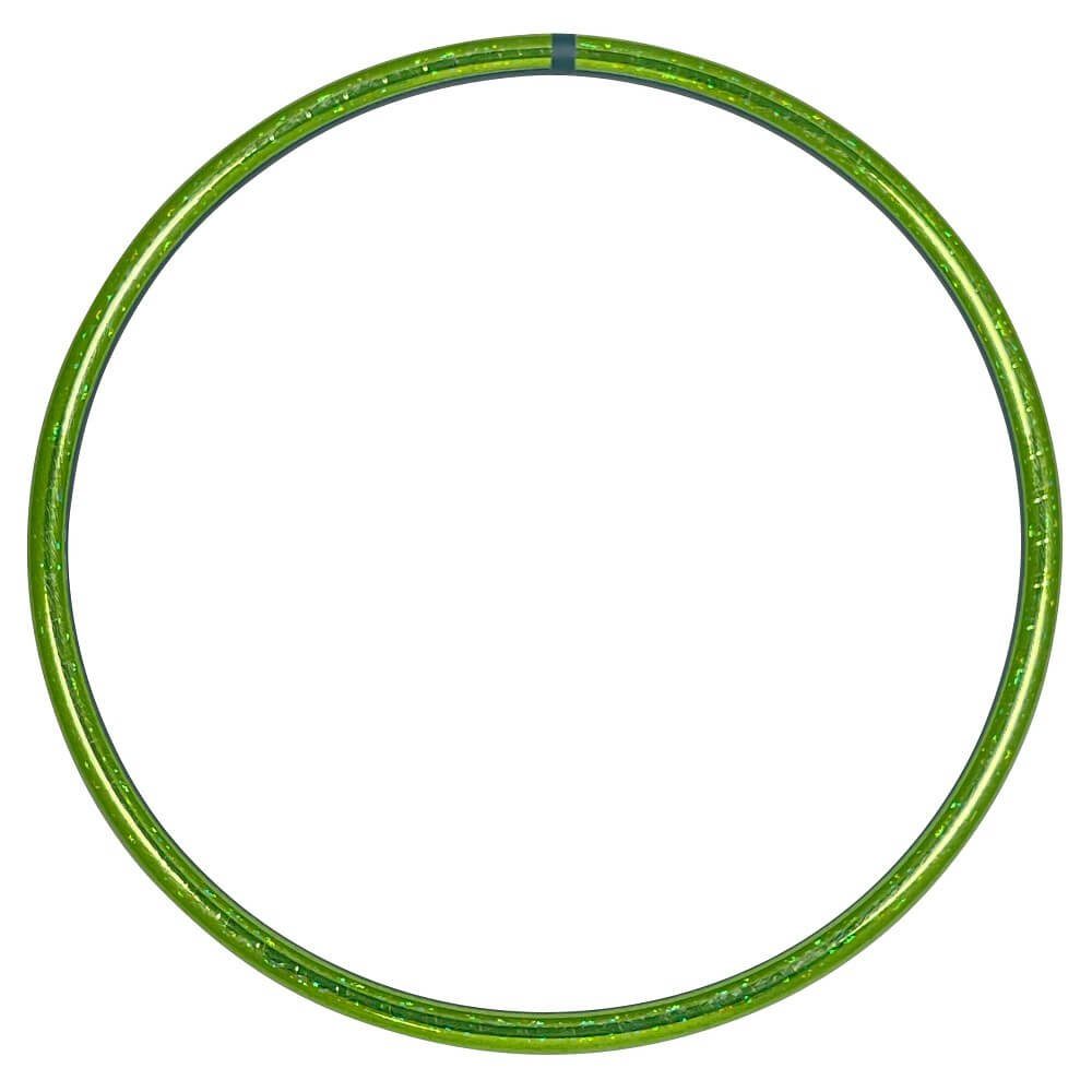 Hoopomania Hula-Hoop-Reifen Isolations Hula Hoop Reifen, Sternen Farben, Ø50cm, Grün