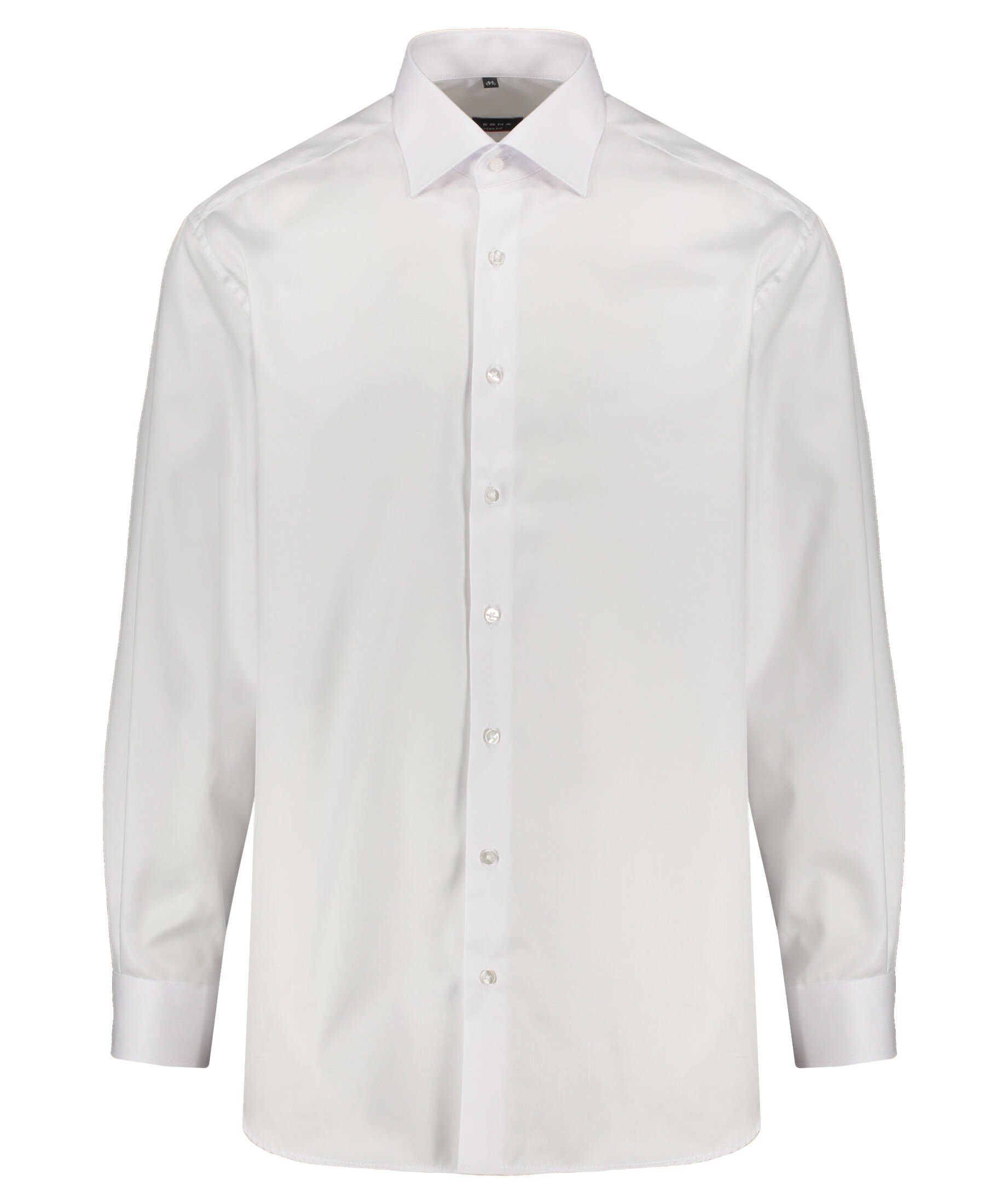 Eterna Fit (10) (1-tlg) weiss Modern Herren Businesshemd Langarm Hemd