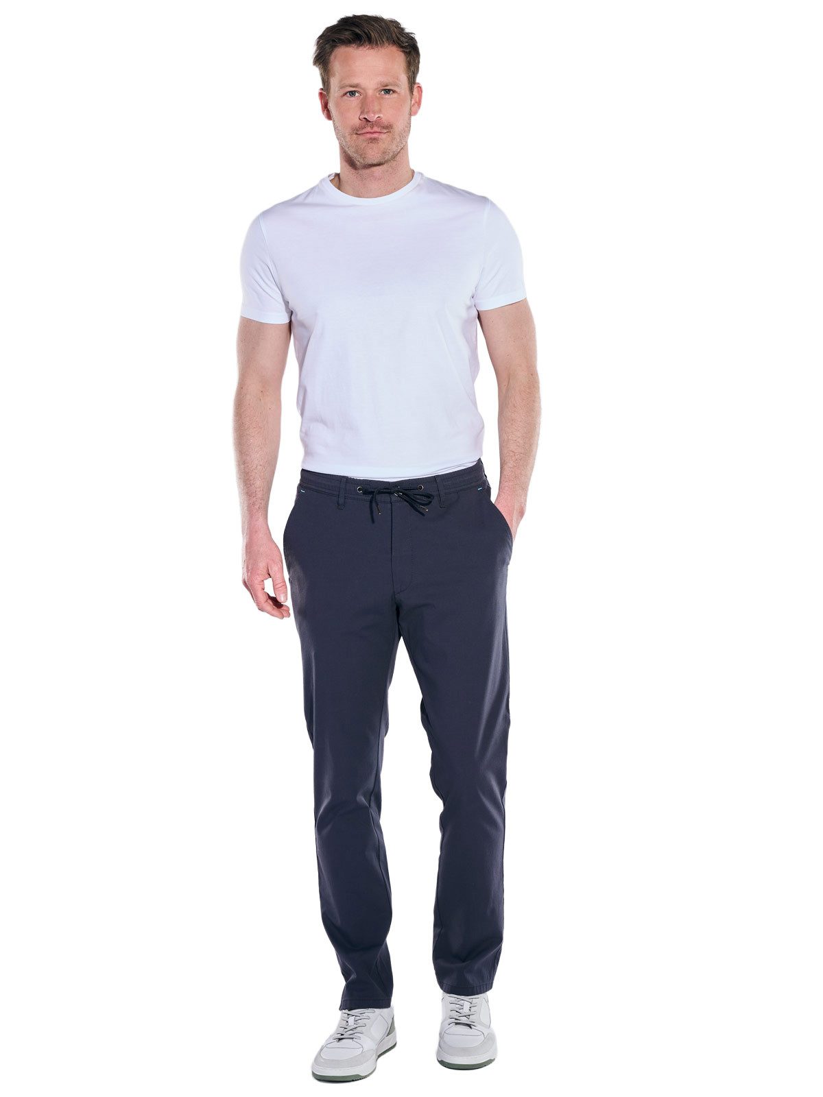 ENGBERS GERMANY Chinohose Herren Chino Made in Europe, Marineblau