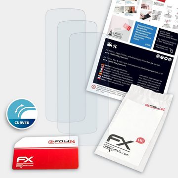 atFoliX Schutzfolie Displayschutzfolie für Samsung Gear Fit, (3 Folien), Ultraklar und flexibel