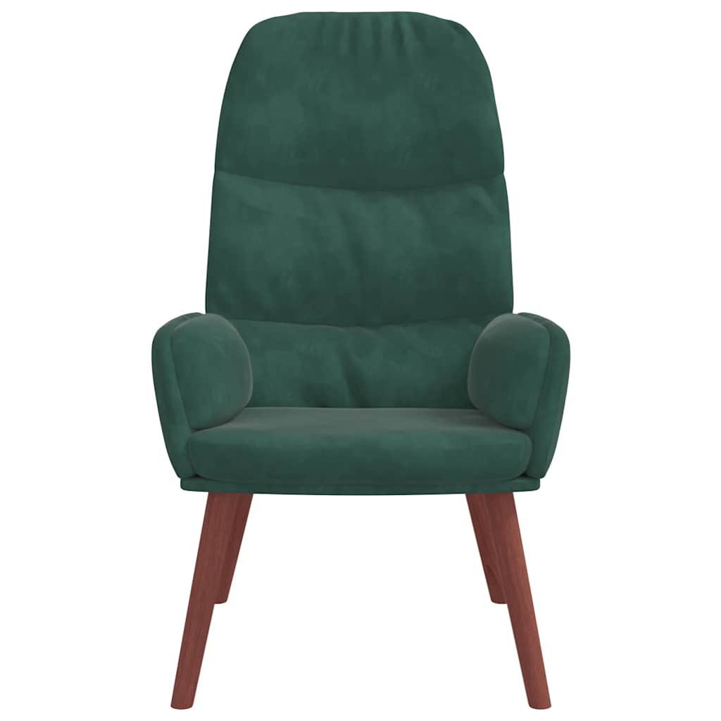 vidaXL Sessel Relaxsessel Dunkelgrün Samt (1-St) günstig online kaufen