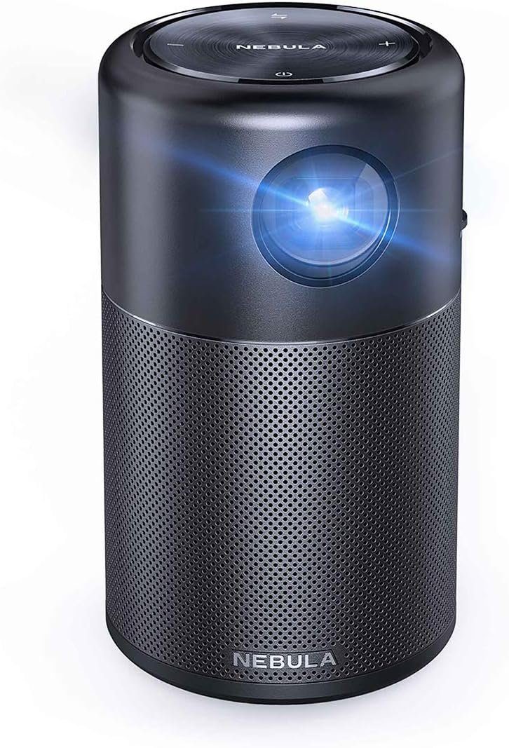 Bild 100 DLP, Taschenkino, Mini-Beamer 360° Zoll Anker 100 Lautsprecher, Nebula lm, ANSI