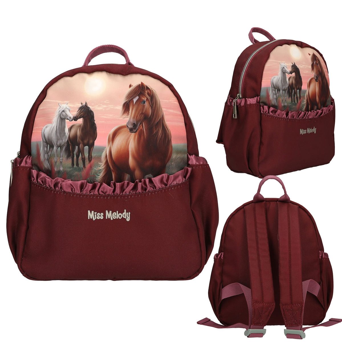 Depesche Spiel Miss Melody Rucksack DREAMLAND - Magischer Pferde-Tagesrucksack für Mä