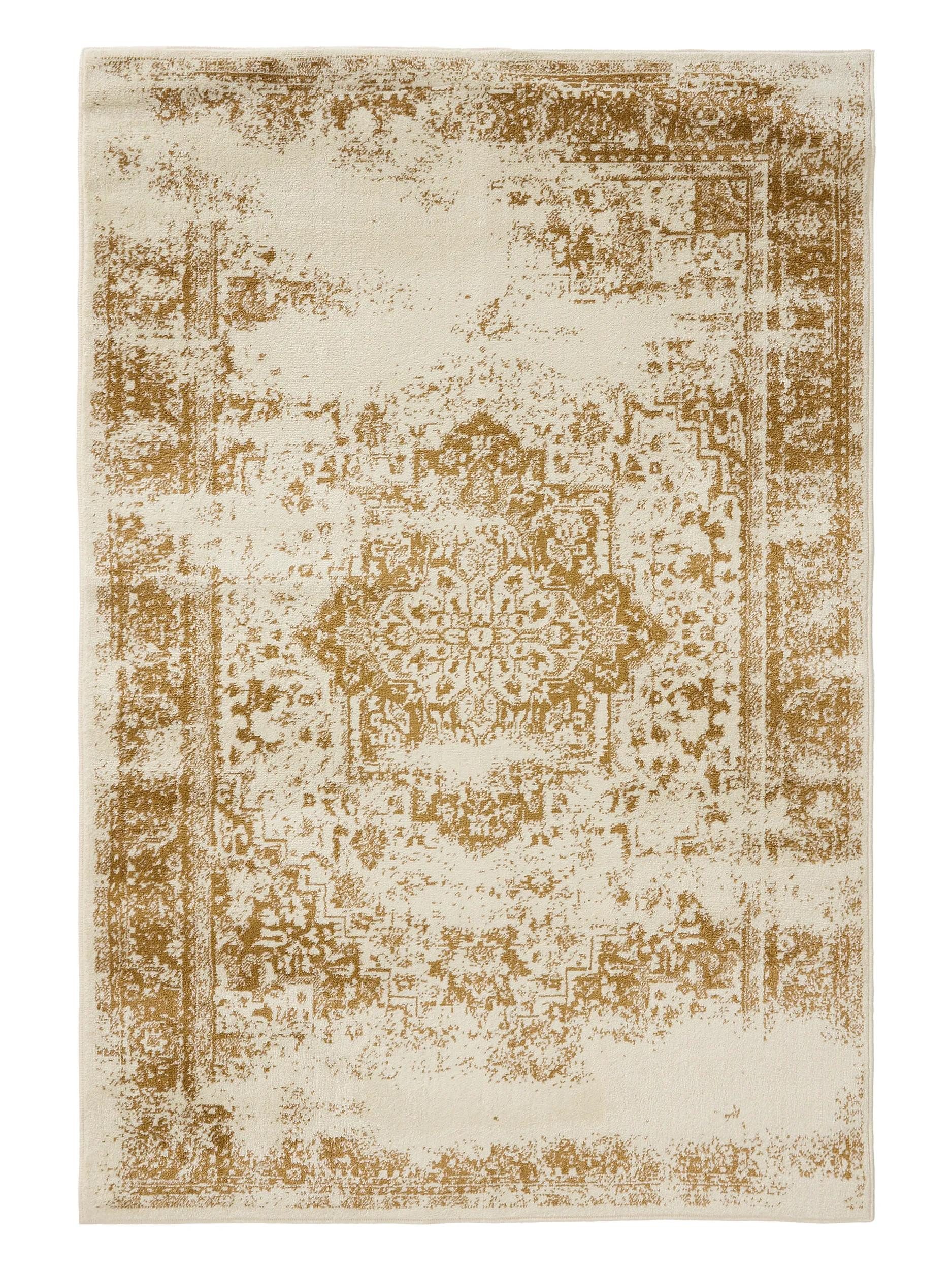 benuta Teppich Suki, rechteckig, Höhe: 6 mm, Vintage-Look, Kurzflor, Retro Teppich Wohnzimmer, Schlafzimmer