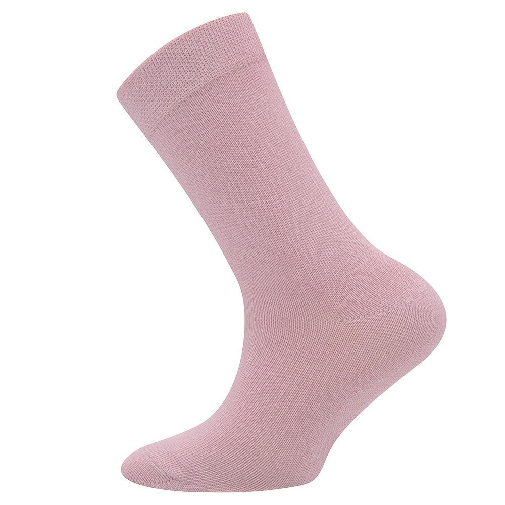 Uni Socken altrosa/wildrose/phlox Socken Ewers (3-Paar)