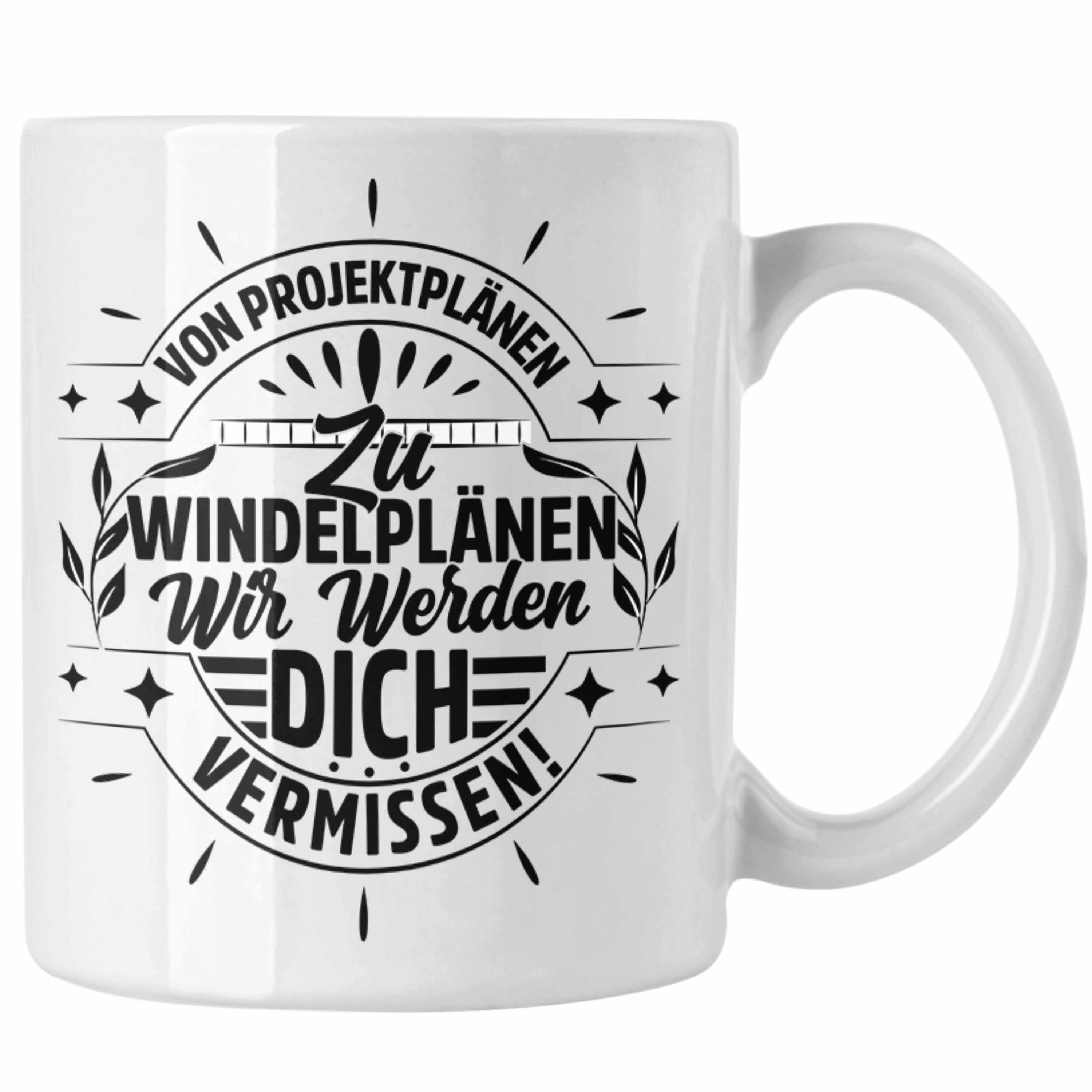 Trendation Tasse Mutterschutz Tasse Geschenk Weiss Abschied Mutterschutz Kaffeetasse Kollegi