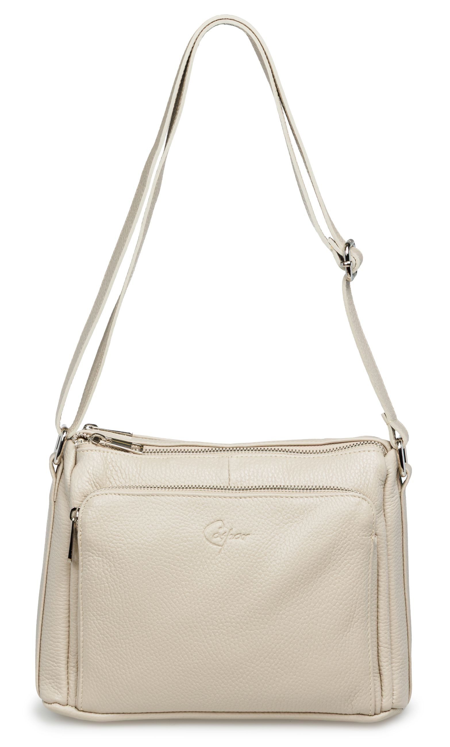 Umhängetasche Damen Crossbody Bag Leder Handtasche - PREMIUM LINE - Modell No.861