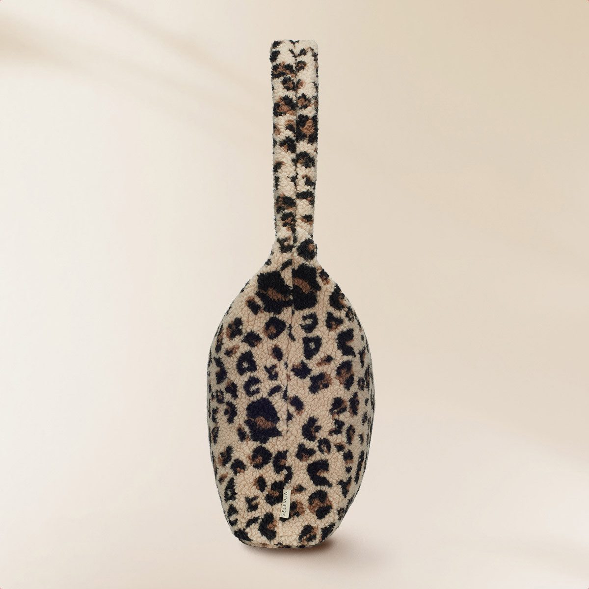 Selencia Laptoptasche Selencia Zaya Tote Bag - Teddy Laptoptasche 16 Zoll - Leopard