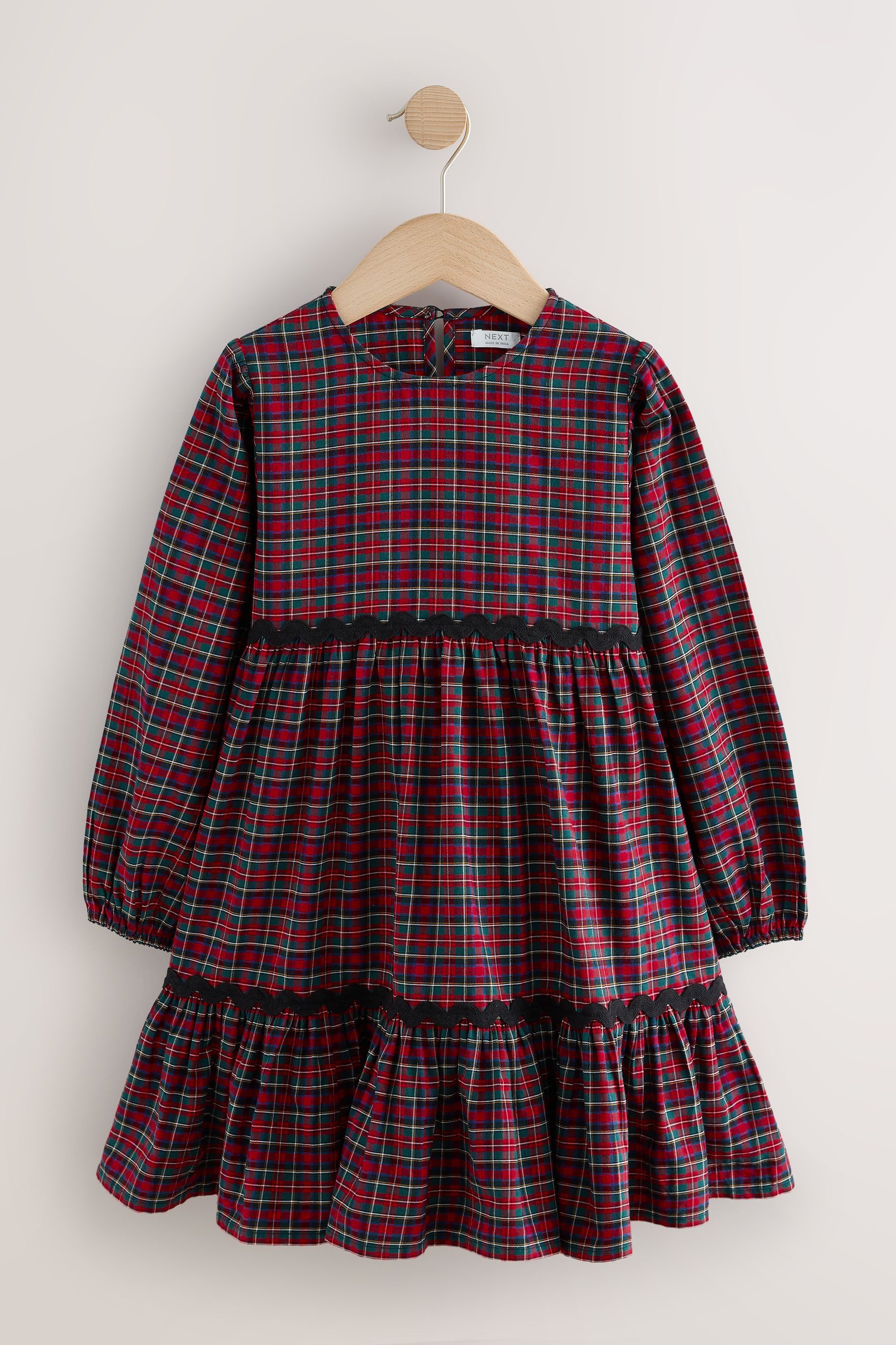 Next Karokleid Kariertes Stufen-Kleid (1-tlg) – Bild 5 von 5