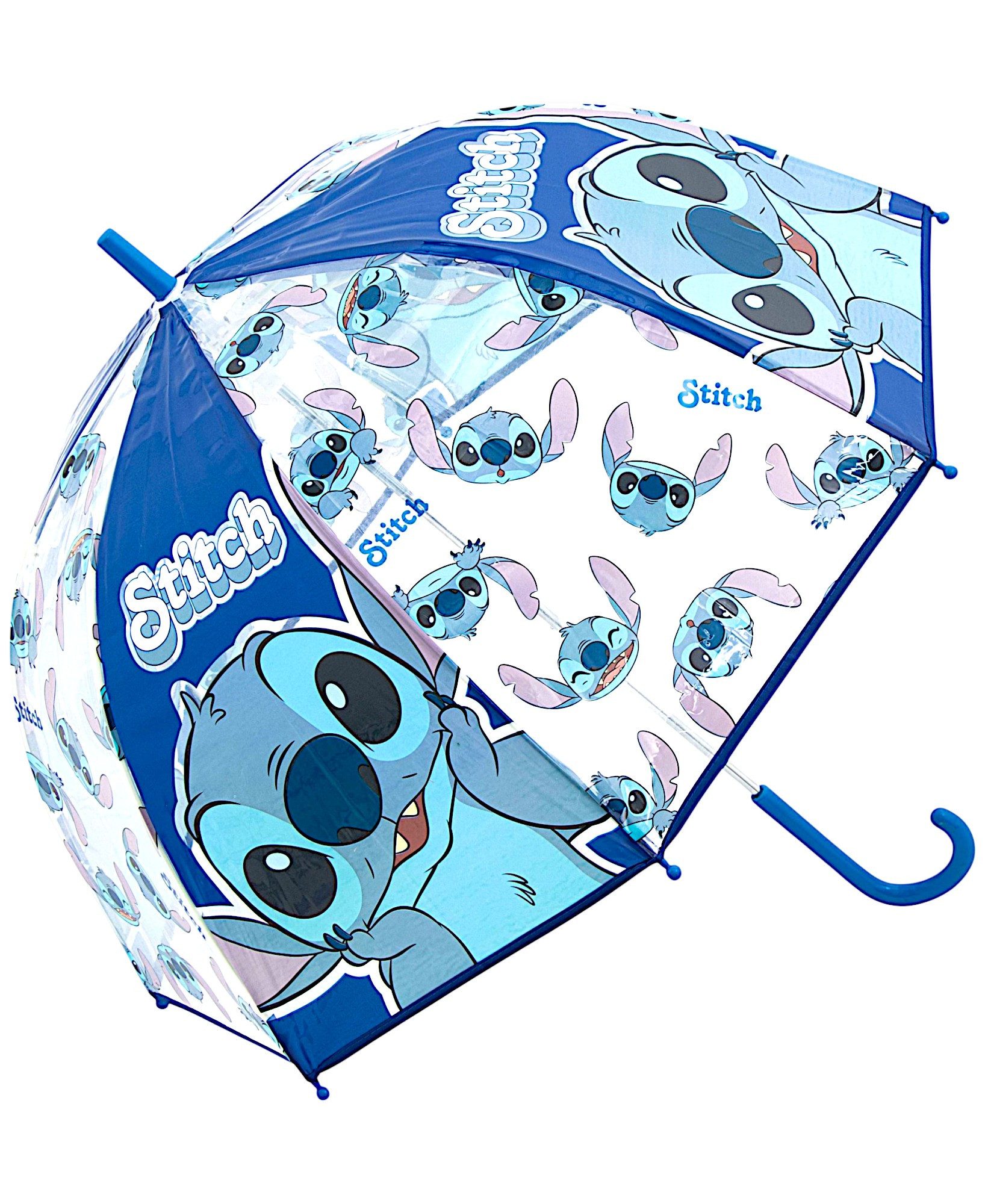 Lilo & Stitch Stockregenschirm Stitch, Kinder Regenschirm Kuppelschirm Ø 67