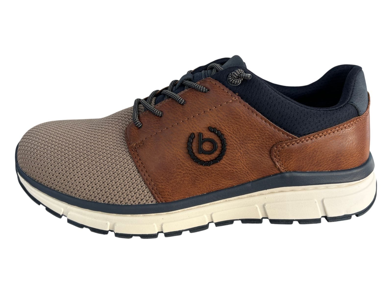 bugatti Bugatti Herren Кроссовки Slipper 332-AOS61-6950-1463 taupe / cognac Slipper