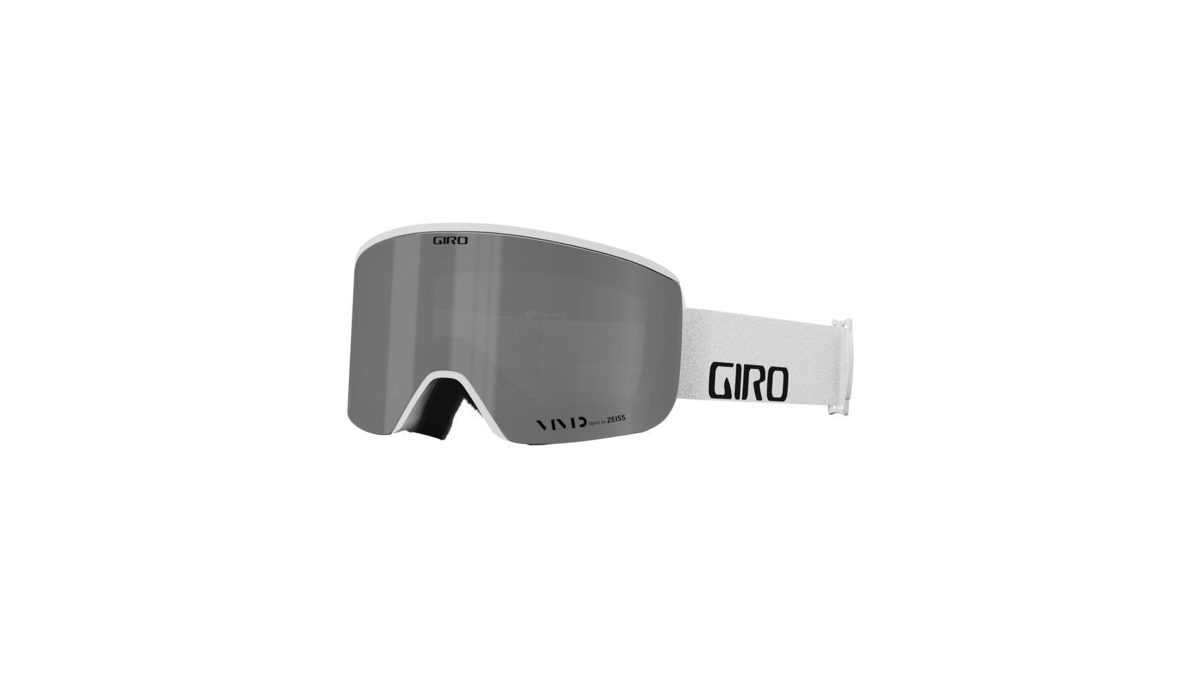 Giro Skibrille Giro Axis / Modell 2023 Accessoires White Wordmark - Vivid Onyx - Vivid Infrared