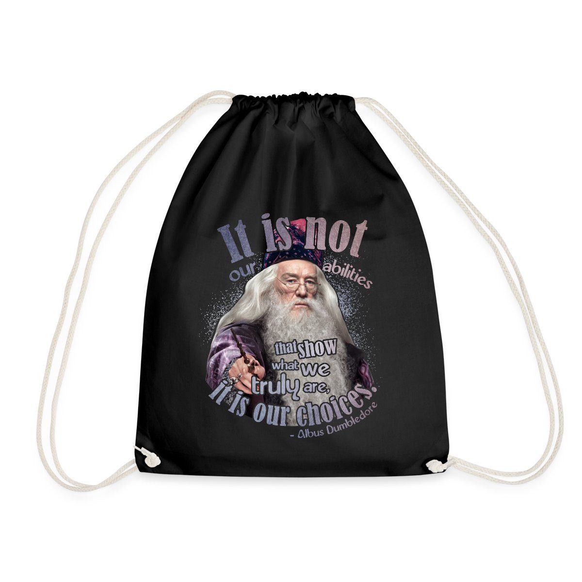 Spreadshirt Turnbeutel Harry Potter Albus Dumbledore Zitat Turnbeutel (1-tlg)