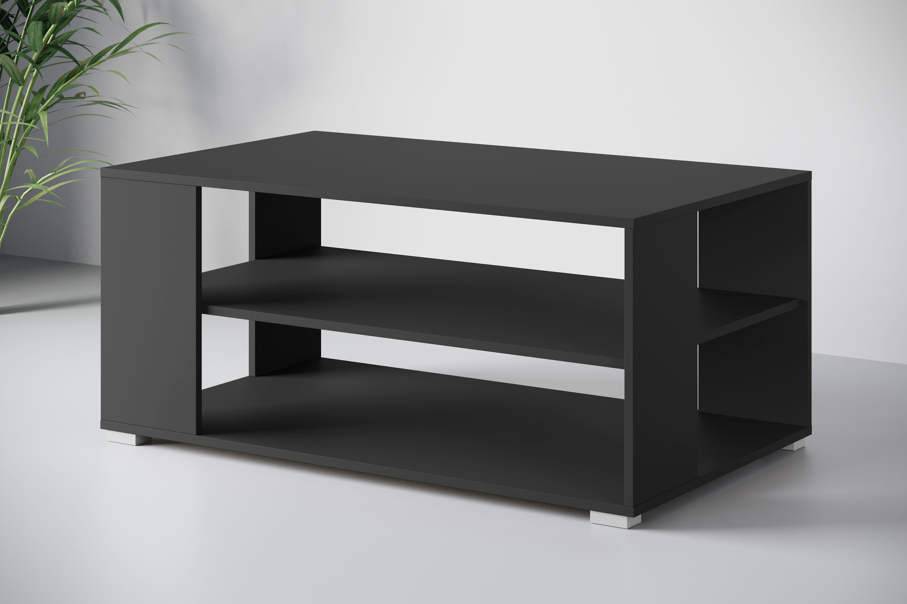 INOSIGN Couchtisch Kenia (1-St), Rechteckiger Kaffetisch, 100x66 cm, mit 2 günstig online kaufen