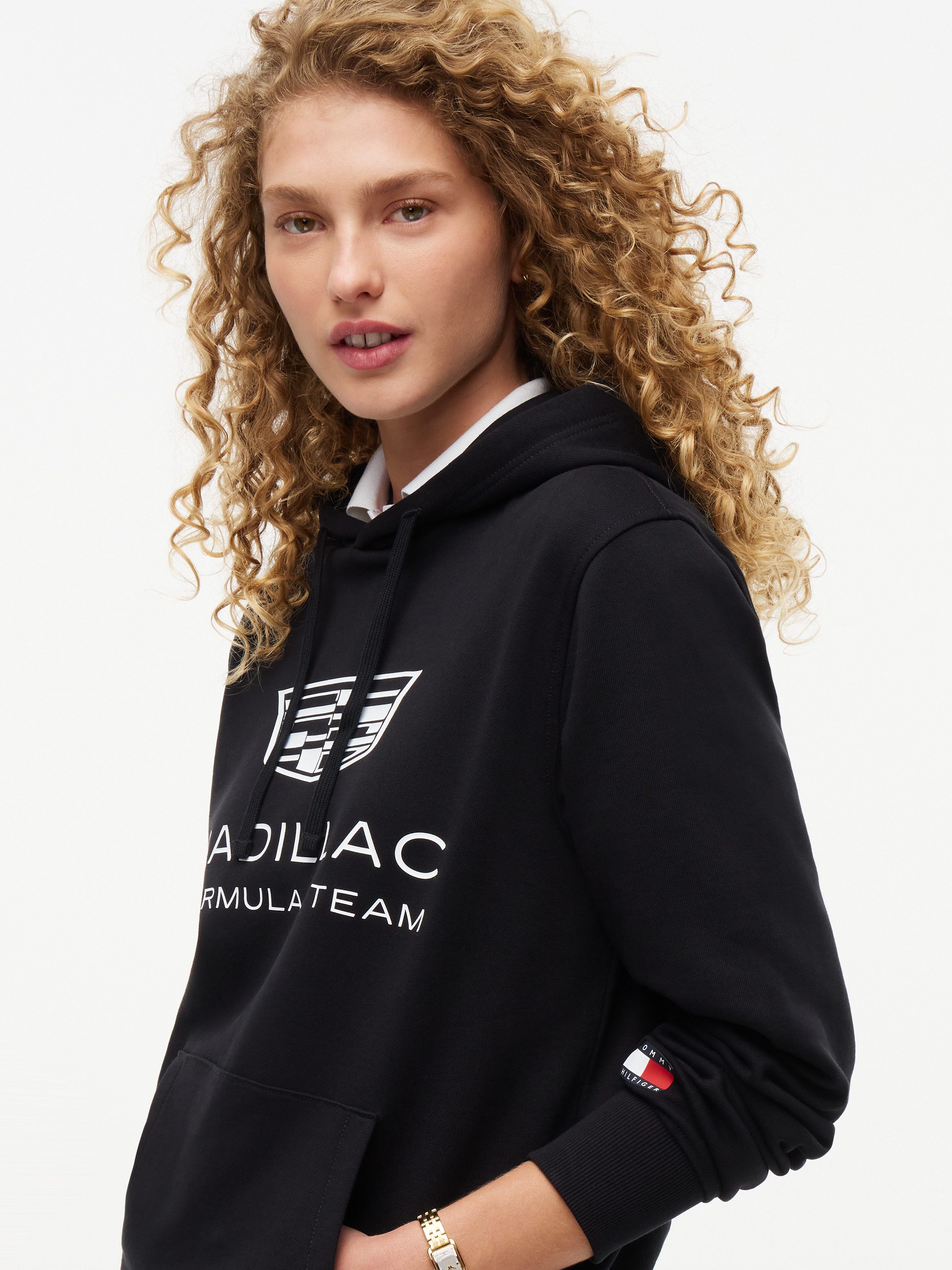 Tommy Hilfiger Hoodie TH x Cadillac Formula 1® Team SHIELD Baumwoll-Qualität, Unisex