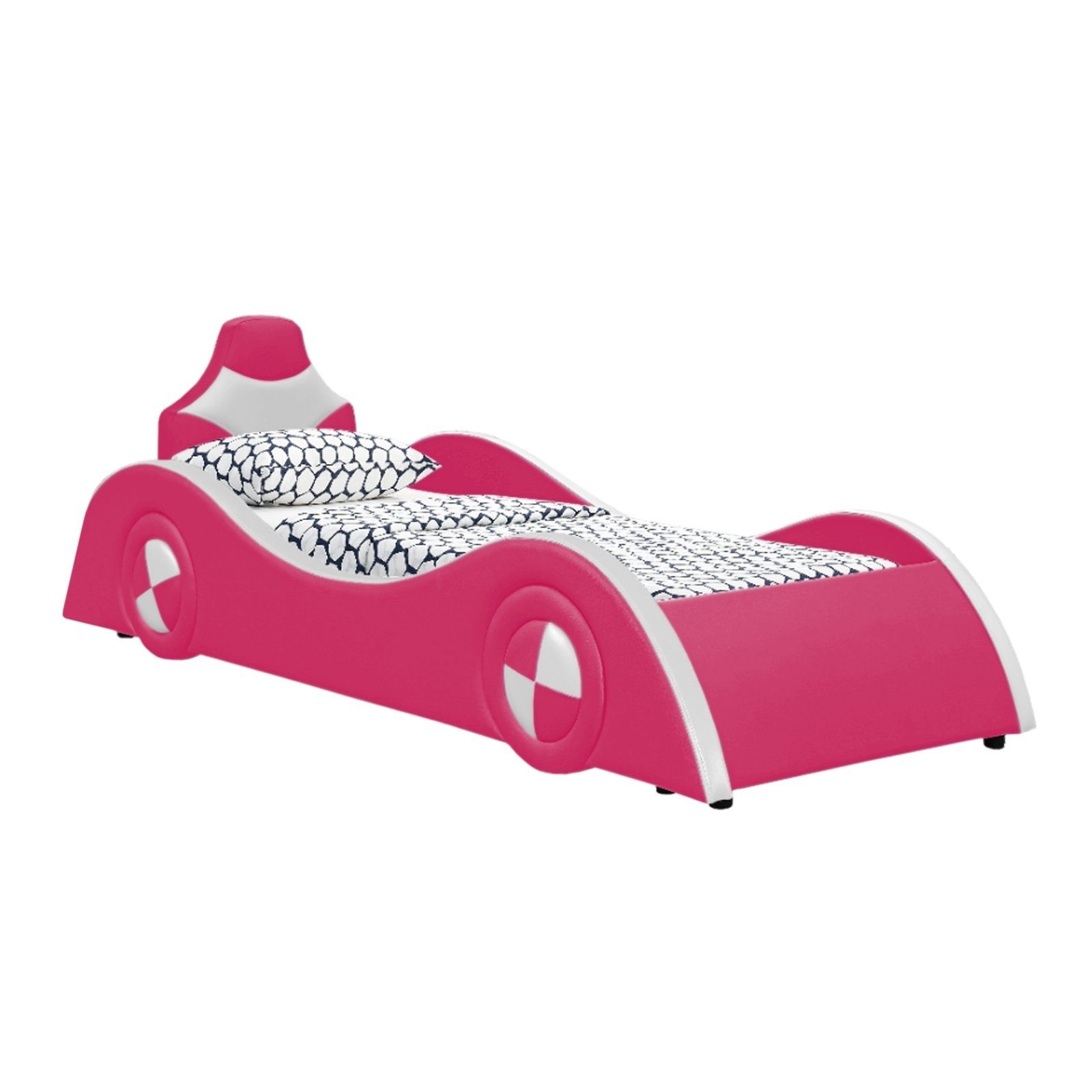 HTI-Living Kinderbett Autobett Pink/Weiß (Stück, 1-tlg., günstig online kaufen