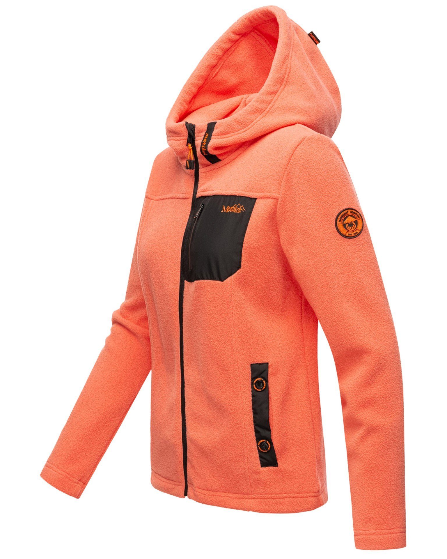 Marikoo Iwaki mit wasserabweisendem Reißverschluss Outdoorjacke Mount coral