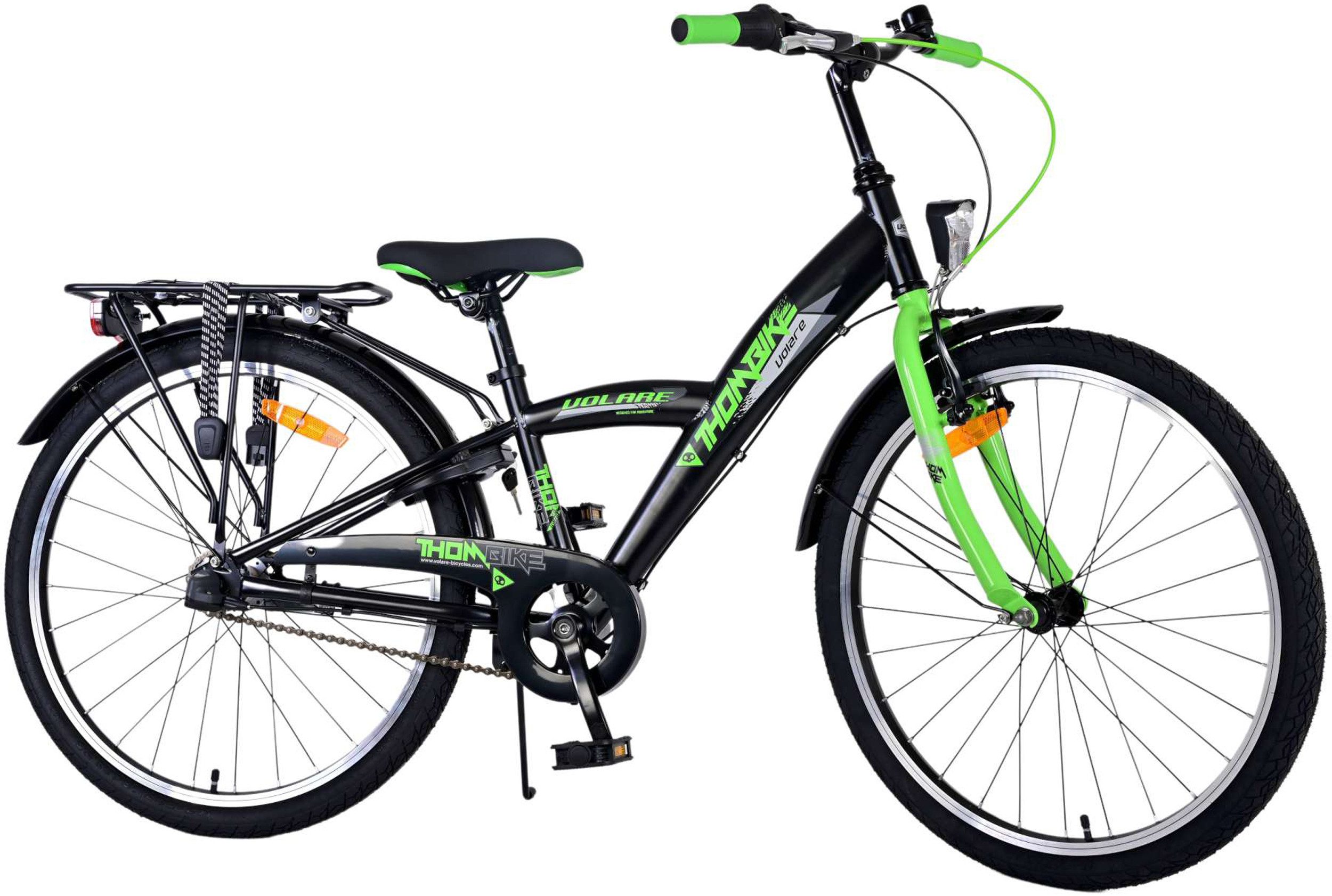 TPFSports Kinderfahrrad Volare Thombike 24 Zoll Rücktritt + Handbremse, 3 Gang, (Jungsfahrrad - Jungen Kinderrad - 3 Gänge - Sicherheitsgriffe), Kinderfahrrad 24 Zoll - Jugend Fahrrad - Kinder Jugend Fahrrad