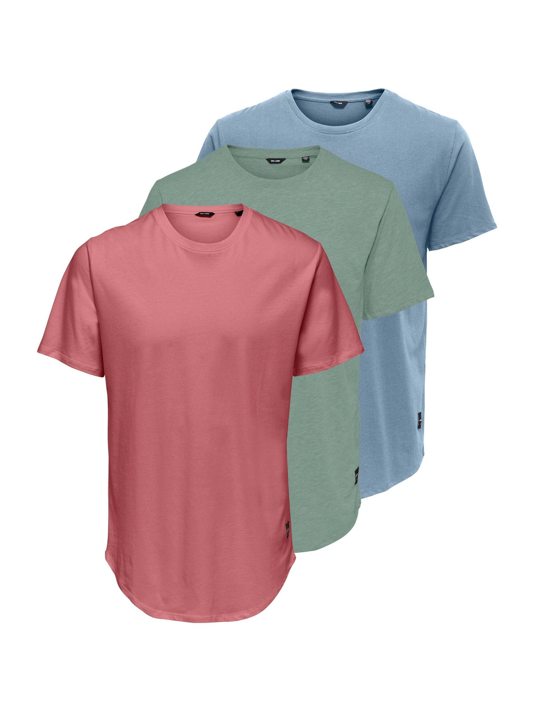 ONLY & SONS T-Shirt ONSMATT (3-tlg)