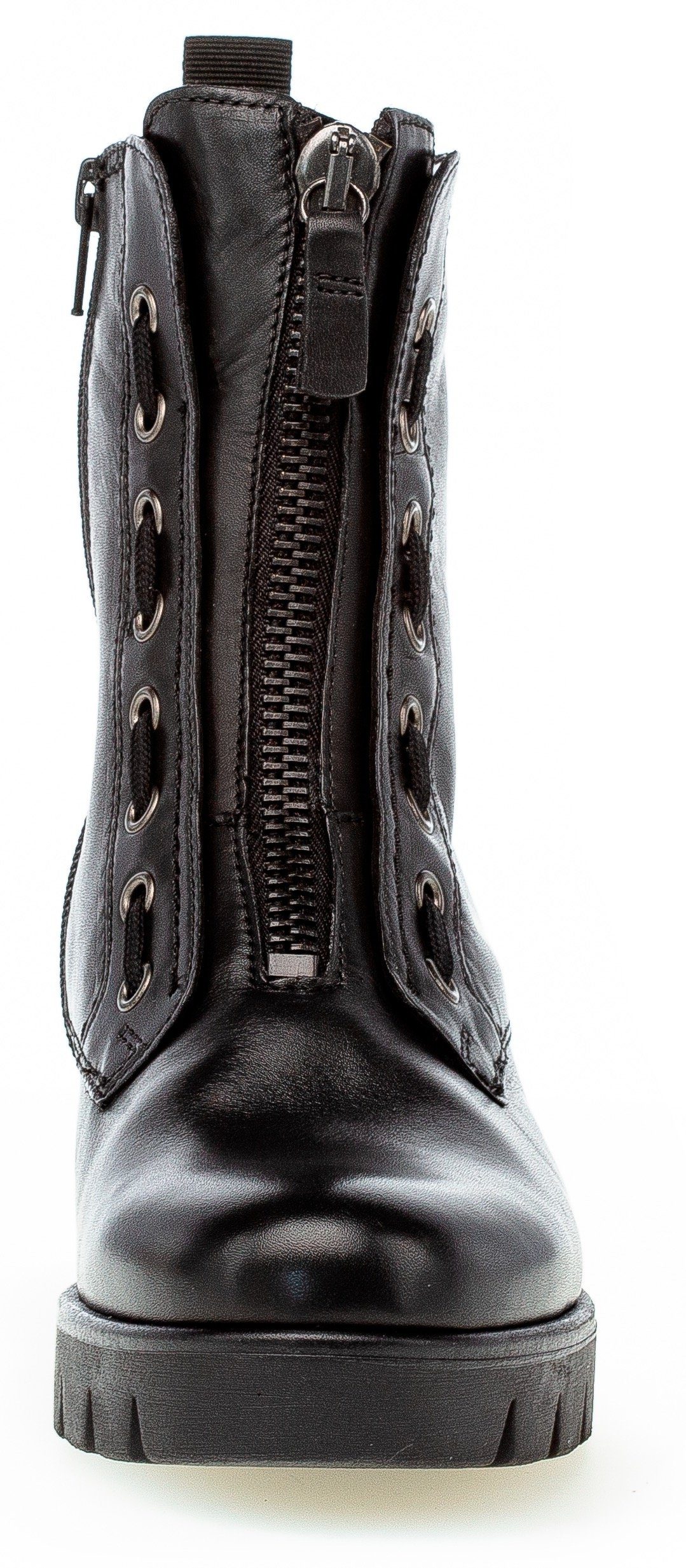 Gabor Stiefelette mit modischen Durchzügen schwarz