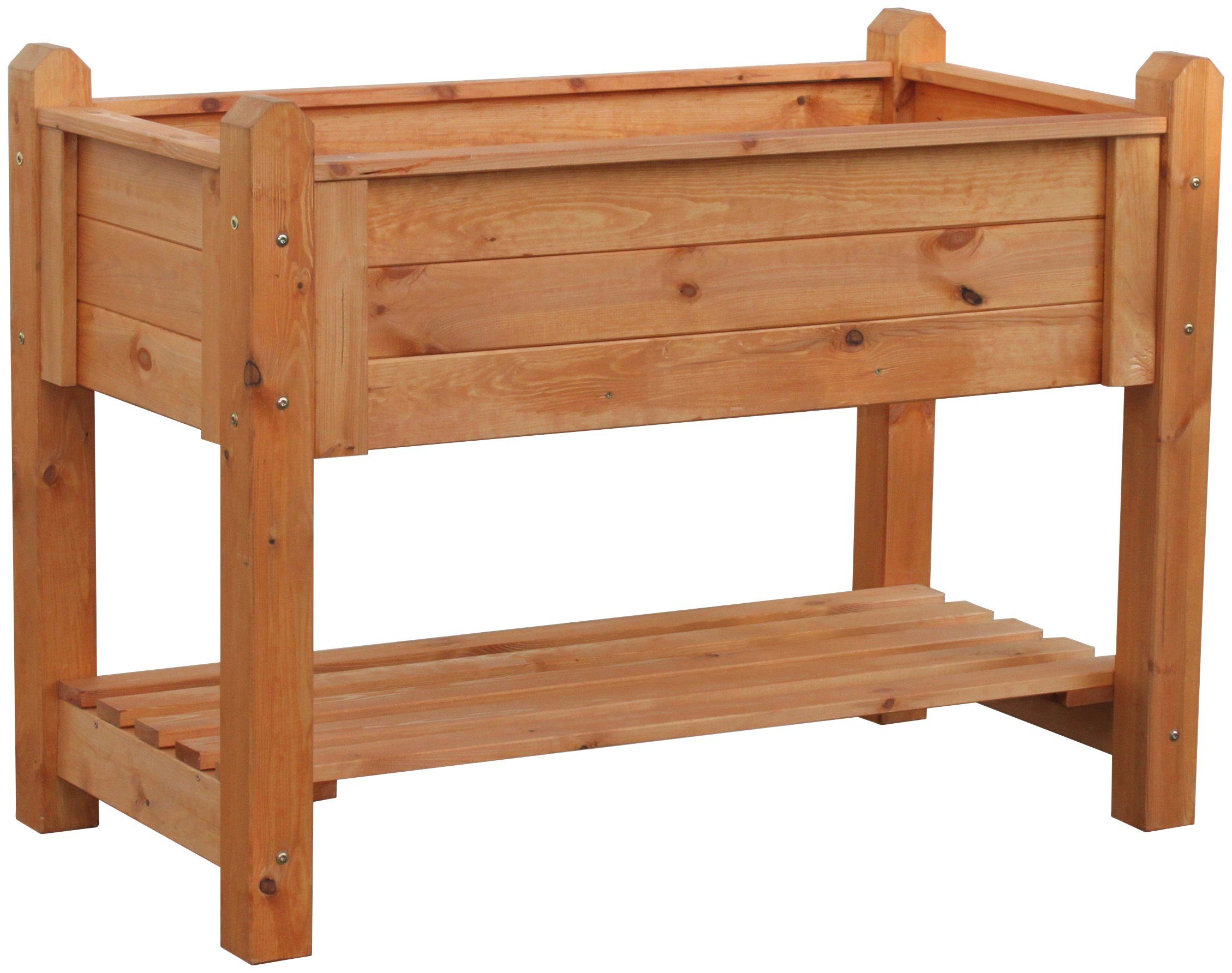 promadino Blumenkasten, 114x60x84,5 groß, BxTxH: Kräuterbeet cm