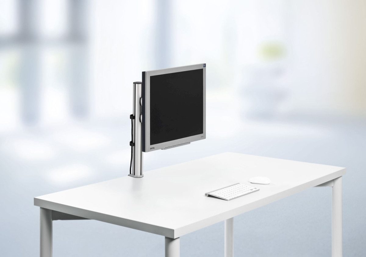 NOVUS Monitor-Halterung Monitorhalter TSS Single Tragschlitten 105 silber